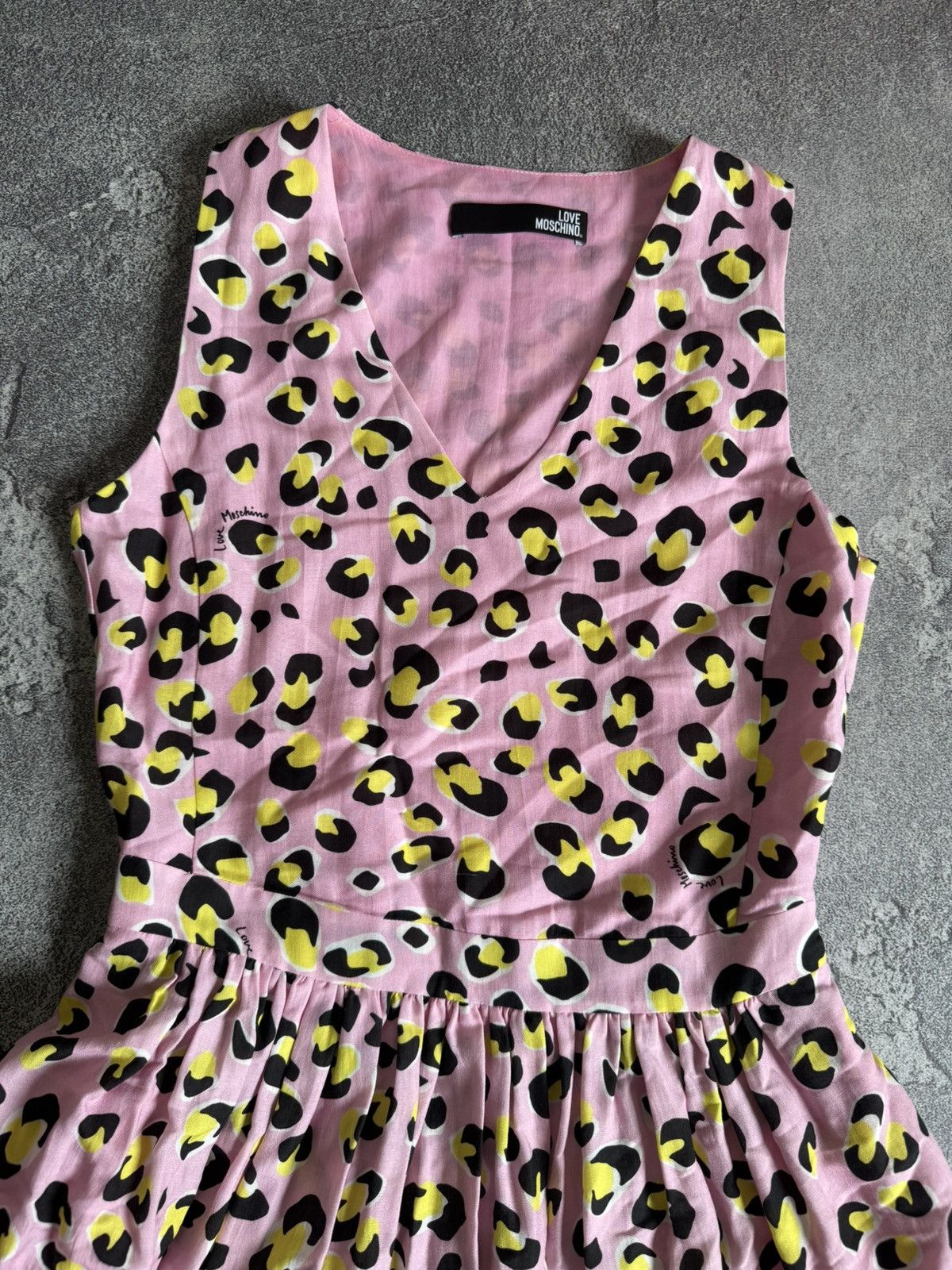 Designer × Love Moschino × Moschino Love Moschino M sleeves long maxi midi dress cheetah 🐆 print Size XS / US 0-2 / IT 36-38 - 4 Thumbnail