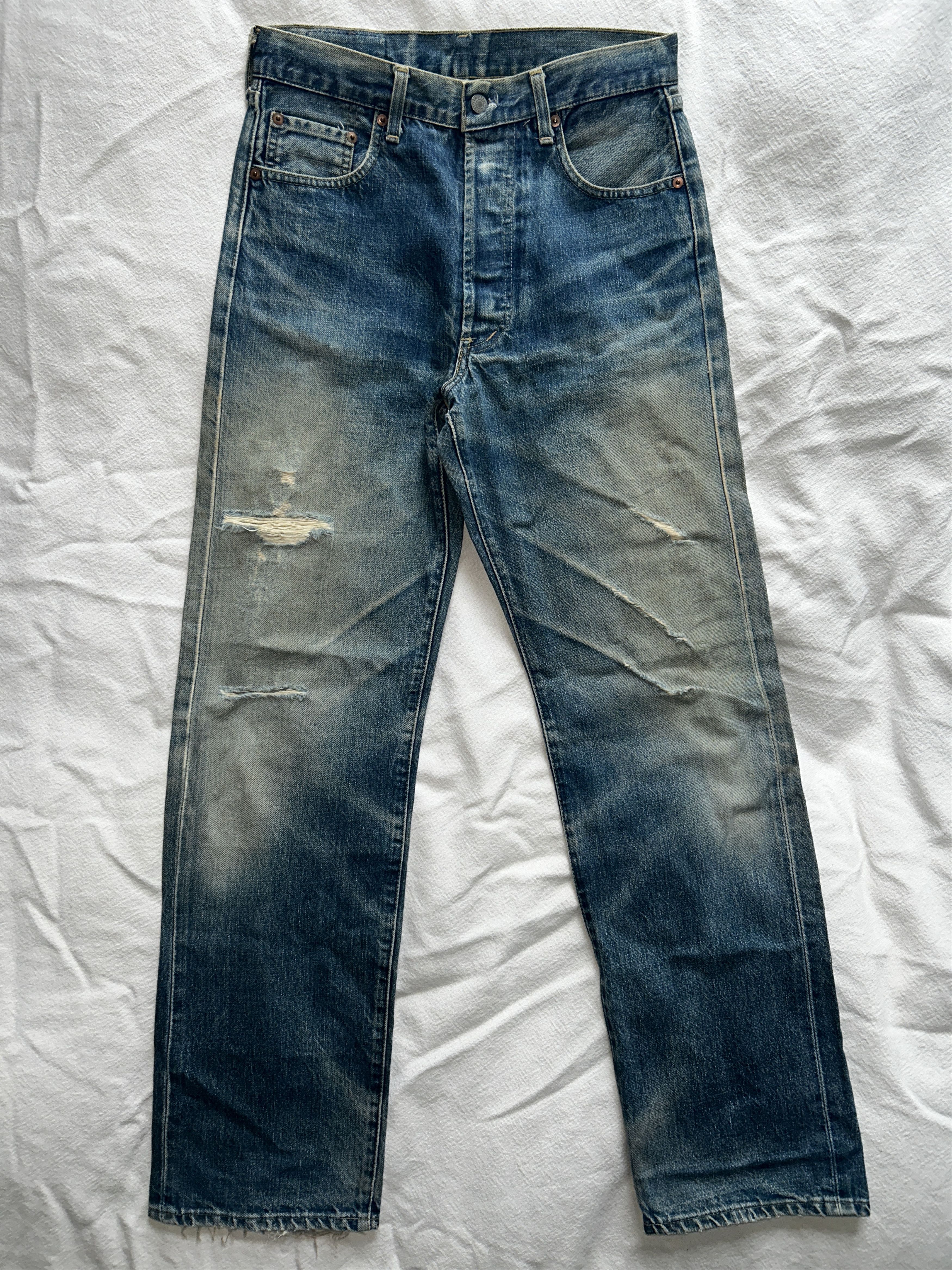 Levi's 90s Vintage Levis 503B Selvedge Jeans-JM3701 Size US 30 / EU 46 - 2 Thumbnail