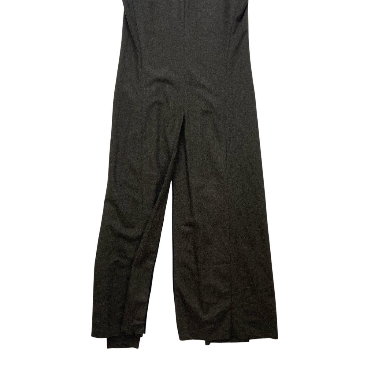 Dries Van Noten Sleeveless & Buttonless Distressed Wool Long Cardigan Coat Size XS / US 0-2 / IT 36-38 - 7 Thumbnail