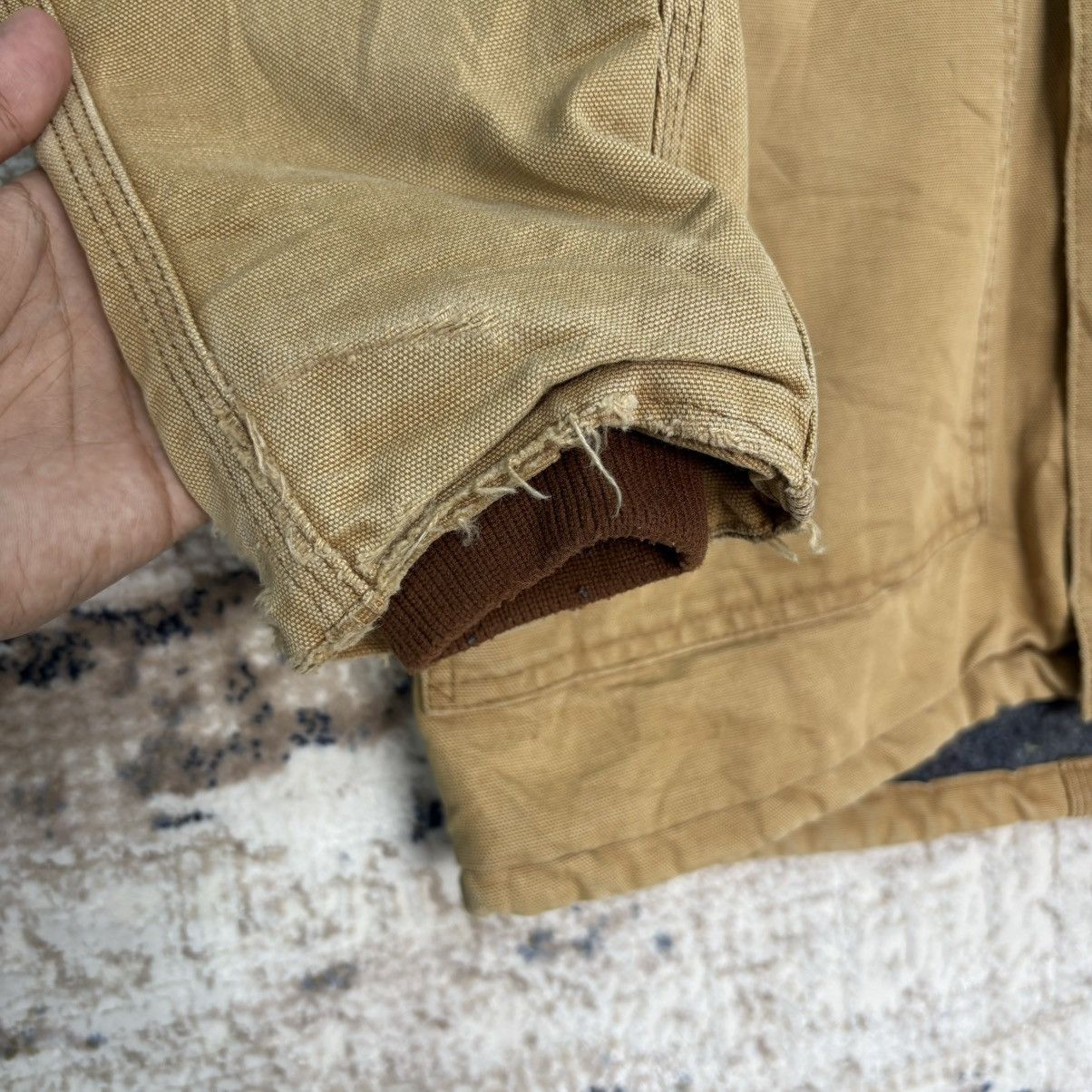 Carhartt × Vintage Vintage Carhartt Detroit Blanket Lined Jacket Size US M / EU 48-50 / 2 - 6 Thumbnail