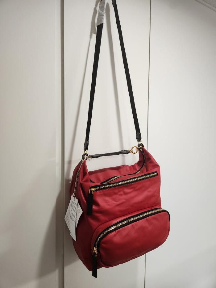 Marni Marni Convertible Pebbled-leather 2way Backpack Size ONE SIZE - 2 Thumbnail