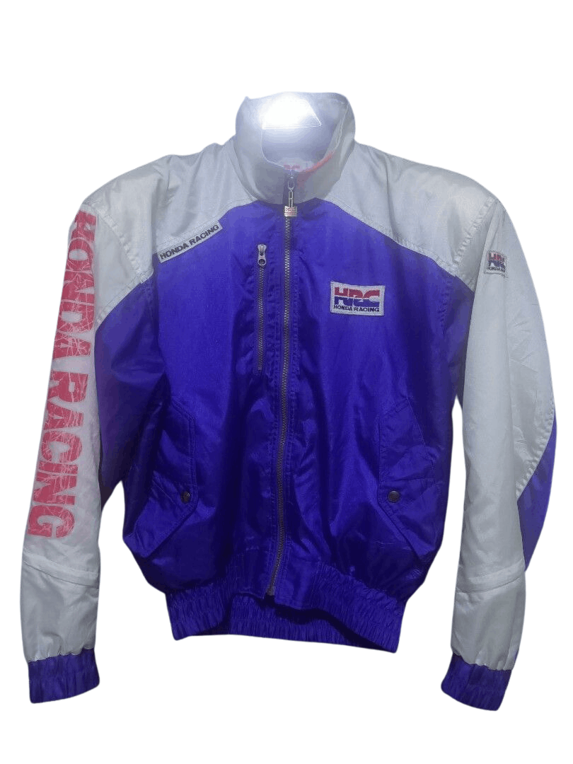 image of Vintage Hrc Honda Racing Jacket in Purple/White, Men's (Size Medium)
