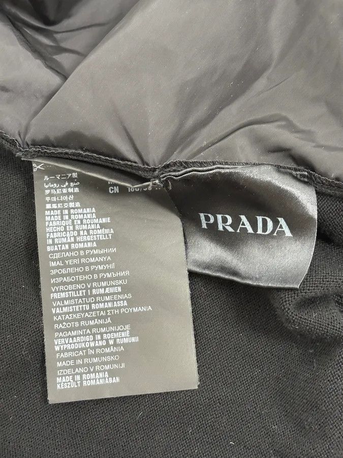 Prada SS2014 Prada Hybrid Black Minimalist Cardigan Size US XS / EU 42 / 0 - 11 Thumbnail