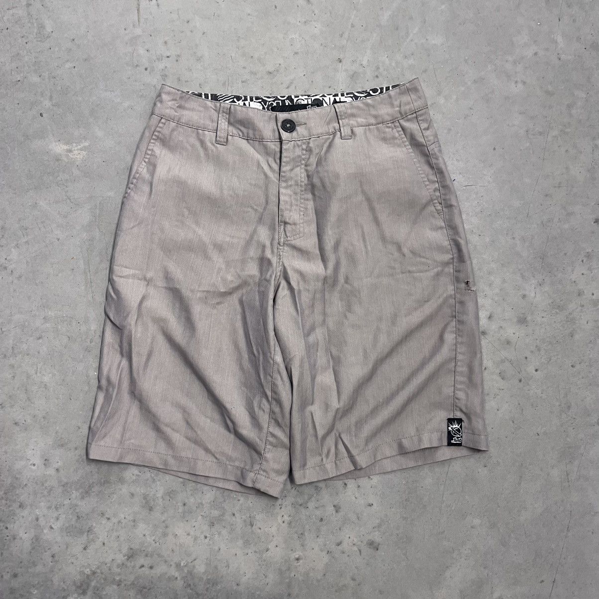 Lost Enterprises × Vintage Y2K Lost Skater Shorts 32 waist Tan Jort style SouthPole Size US 32 / EU 48 - 2 Thumbnail