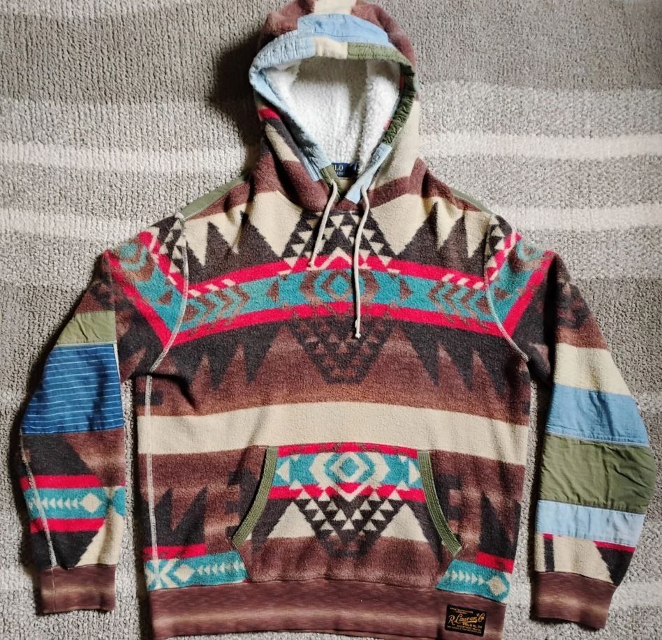 Polo Ralph Lauren Polo Ralph Lauren Southwestern Aztec Hoodies Fleece Hoodie Size US L / EU 52-54 / 3 - 4 Thumbnail