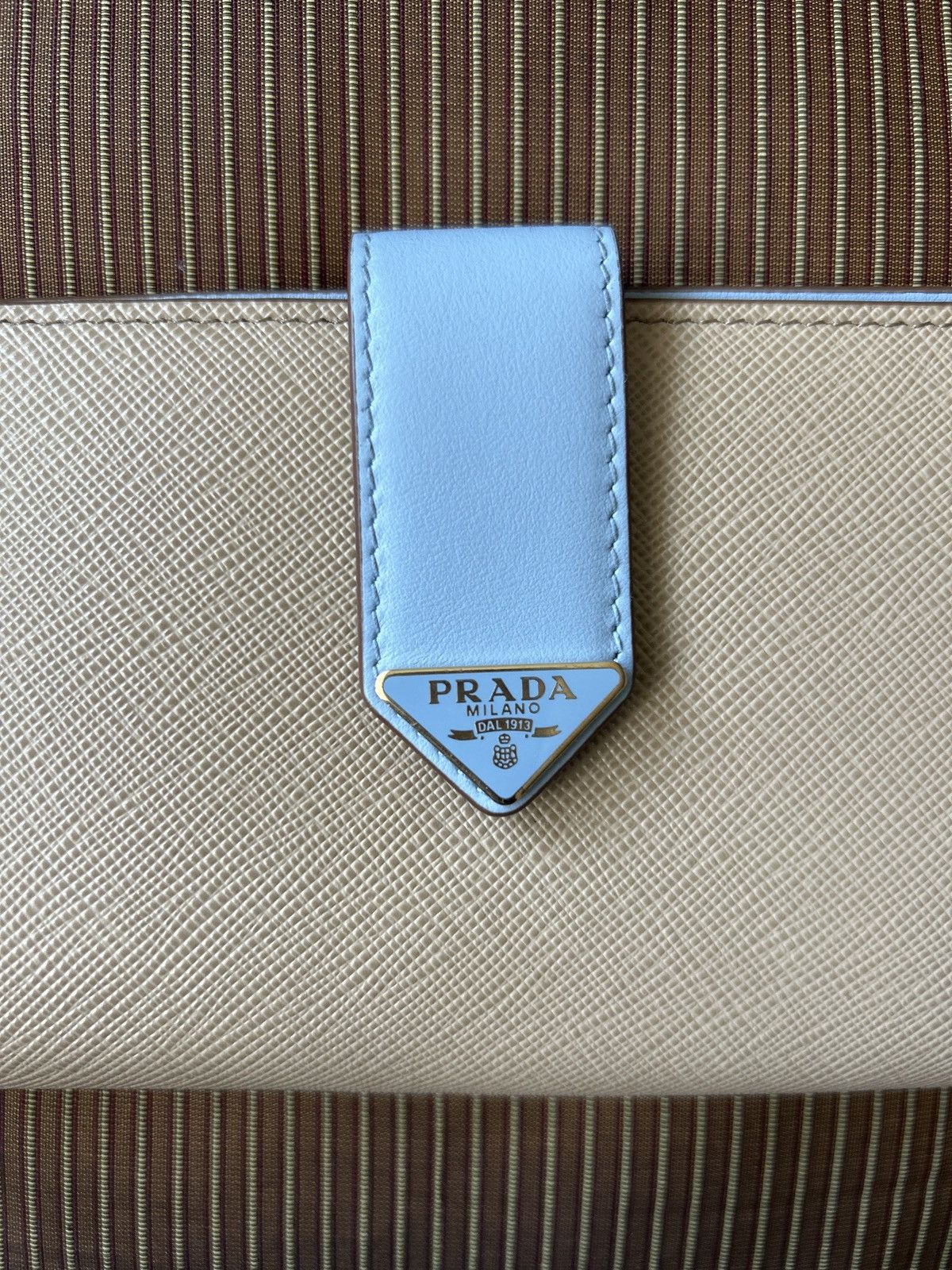 Prada Large Saffiano and smooth leather wallet Size ONE SIZE - 2 Thumbnail