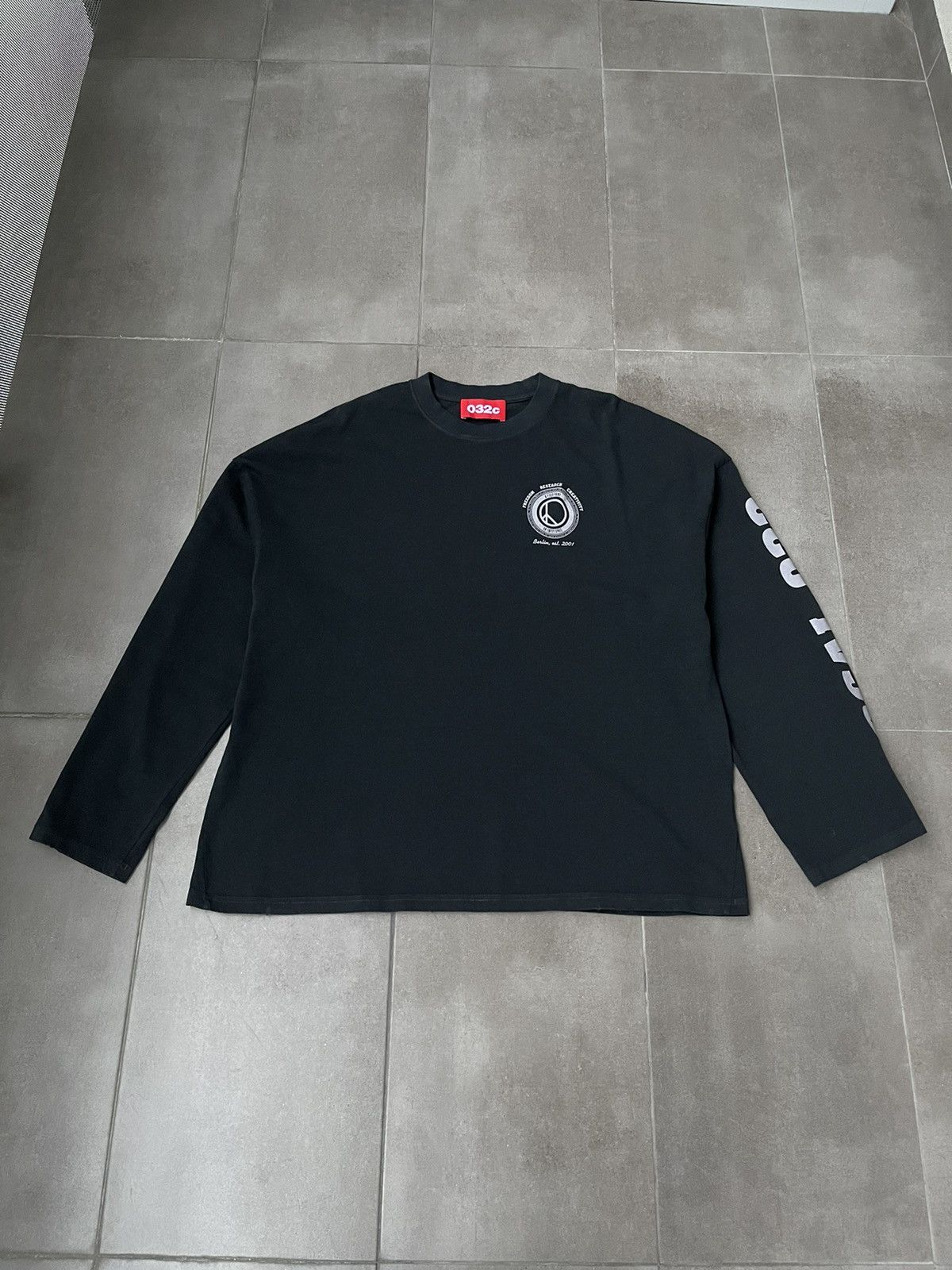 032c !DS! FW23 032c "Repetirion" Local Boxy Black Long Sleeve Size XL / US 12-14 / IT 48-50 - 11 Thumbnail