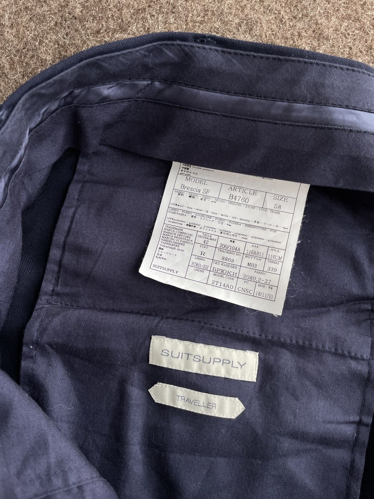 Suitsupply Suitsupply Suit Size 46R - 8 Thumbnail