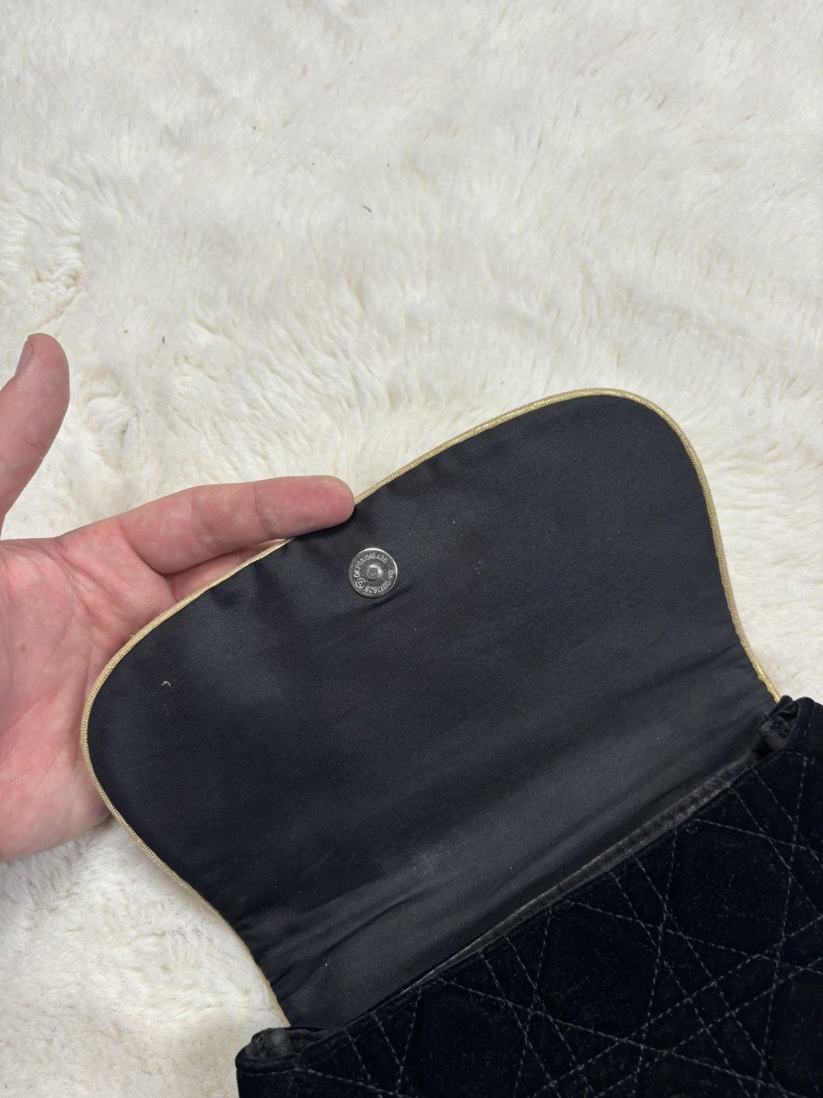 Christian Dior Monsieur × Dior × Vintage Christian Dior Parfums Vintage Velvet Small Bag Luxury Size ONE SIZE - 6 Thumbnail