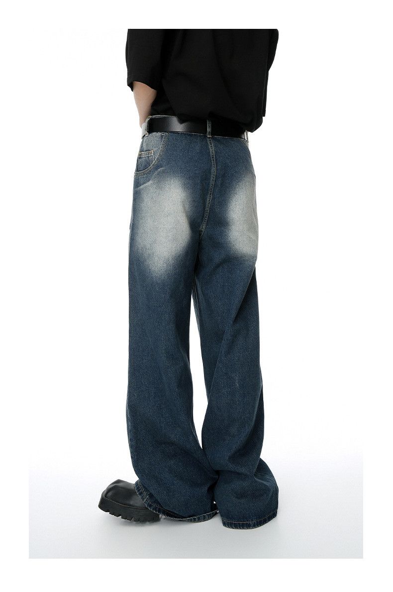Japanese Brand × Jean Men's vintage wide-leg washed jeans Size US 32 / EU 48 - 5 Thumbnail