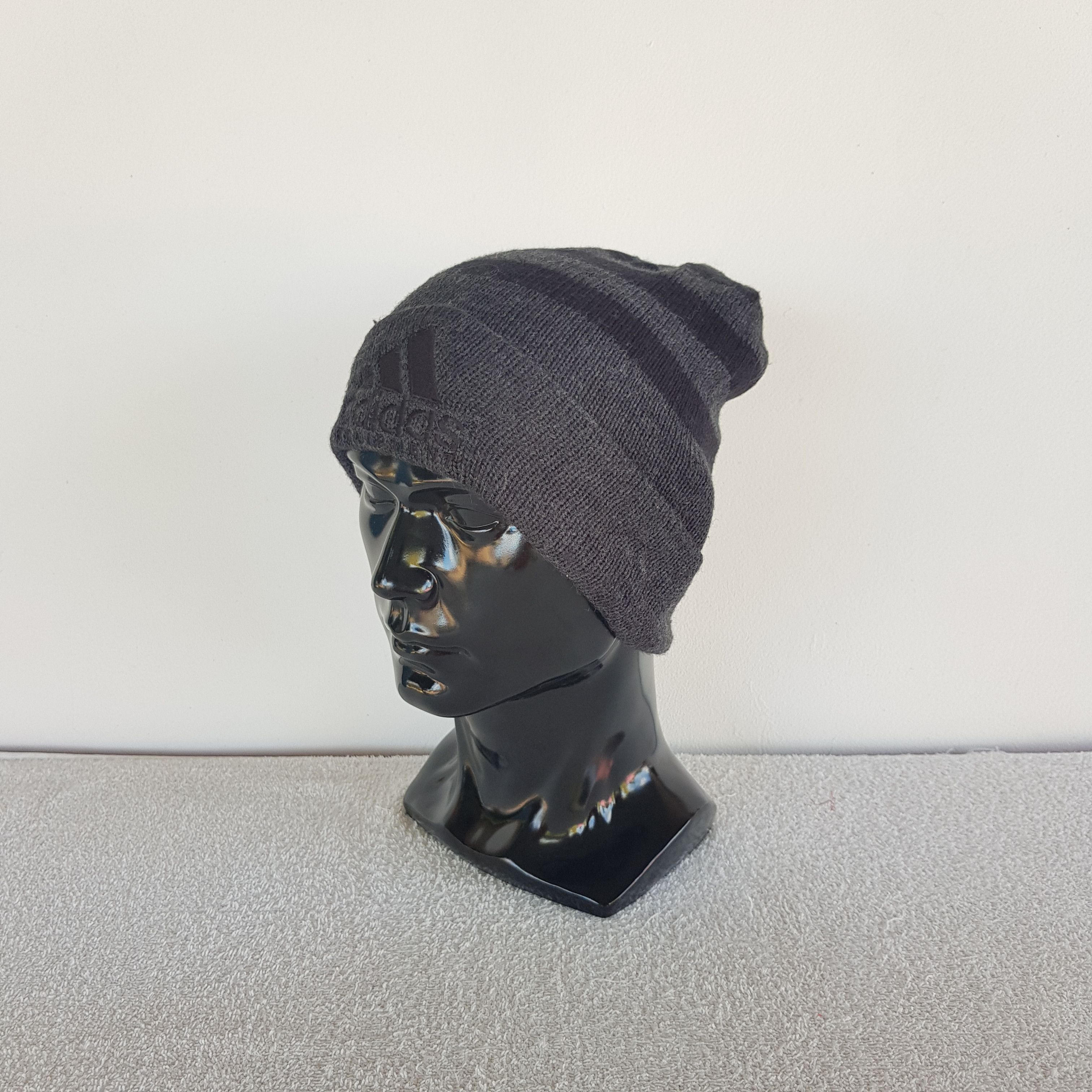 Adidas Vintage 90s Adidas Beanie Fair Isle Ribbed Knit Ski Caps Hat Size ONE SIZE - 1 Thumbnail