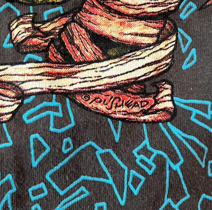 Band Tees × Metallica × Vintage RARE🔥SUNFADED METALLICA PUSHEAD I’M INSIDE I’M YOU T-SHIRT Size US L / EU 52-54 / 3 - 13 Thumbnail