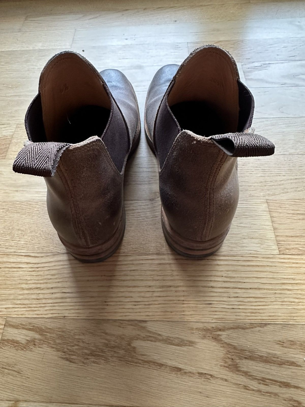 3sixteen × Viberg Viberg x 3Sixteen Natural Waxed Flesh Chelsea Size US 6.5 / EU 39-40 - 2 Thumbnail