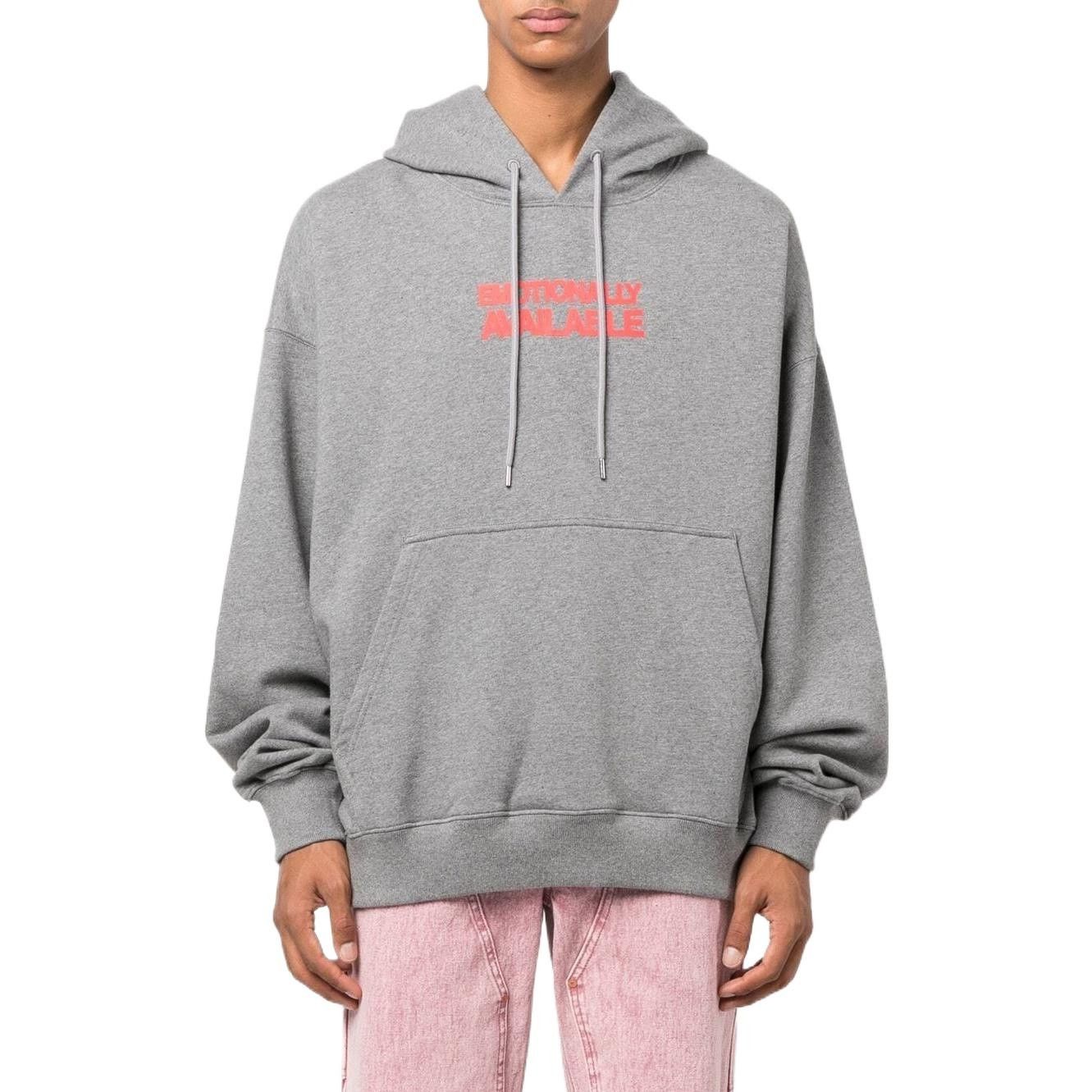 Off-White o1y0325 Logo Hoodie in Grey Size US L / EU 52-54 / 3 - 2 Thumbnail