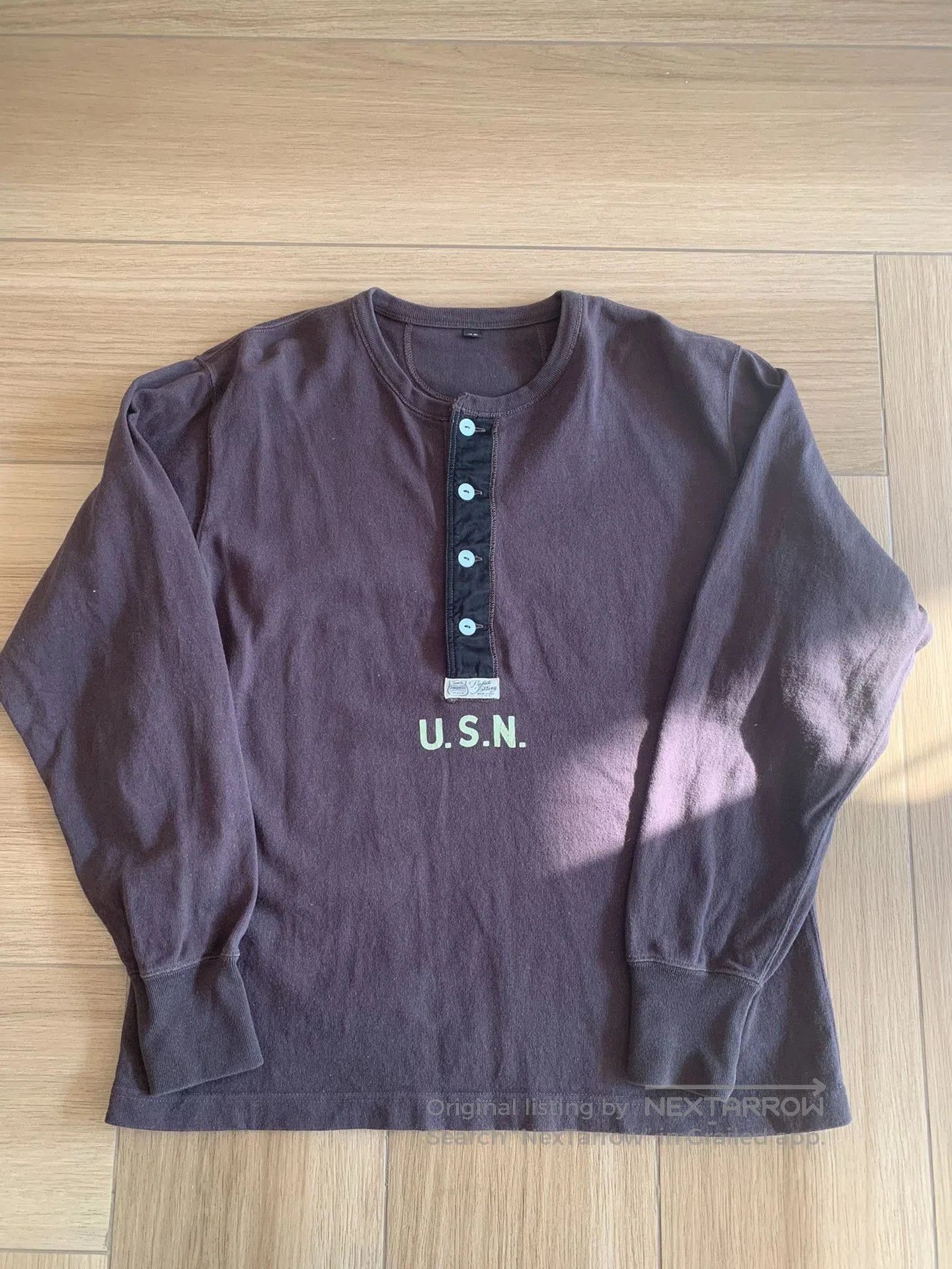 Freewheelers FREEWHEELERS Jolly Rogers Henley Longsleeve T. Size US XS / EU 42 / 0 - 1 Thumbnail