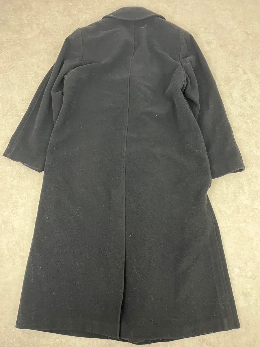 Giorgio Armani 1990s Giorgio Armani Black Buttoned Wool & Silk Trench Coat Size US M / EU 48-50 / 2 - 5 Thumbnail