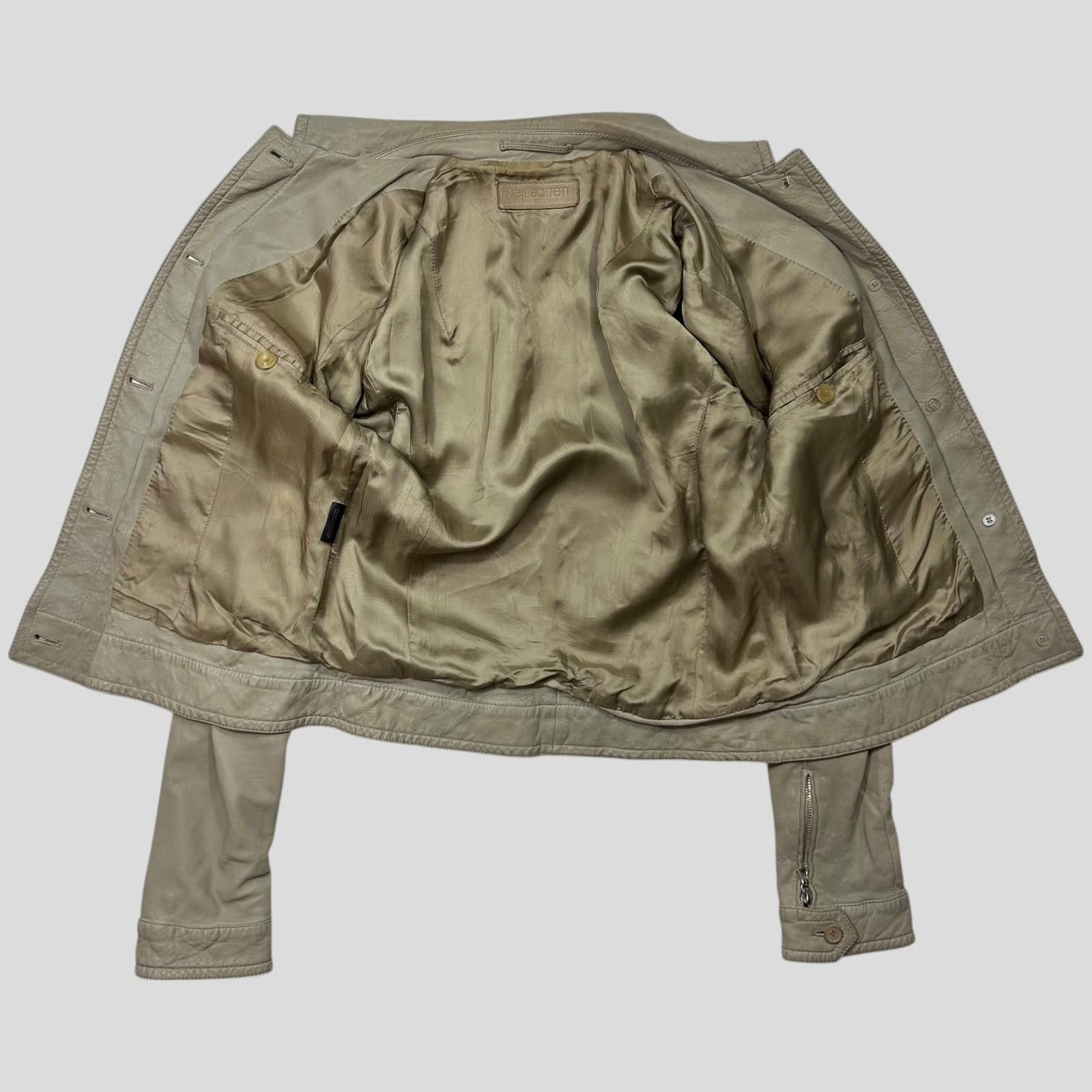 Neil Barrett Neil Barrett 00’s Brad Pitt Leather Multipocket Jacket XS/S Size US S / EU 44-46 / 1 - 7 Thumbnail