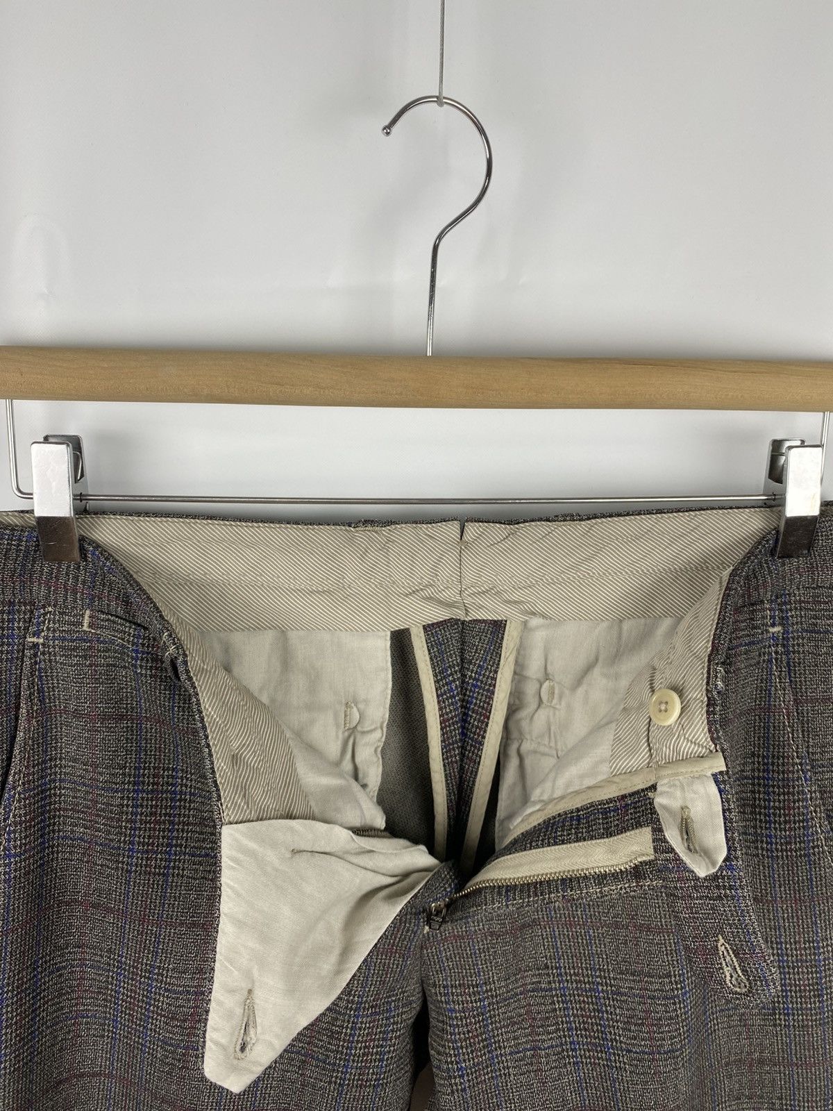 Boggi Boggi Milano Plaid Chino Pants Cotton Viscose size 46 Size US 30 / EU 46 - 8 Thumbnail
