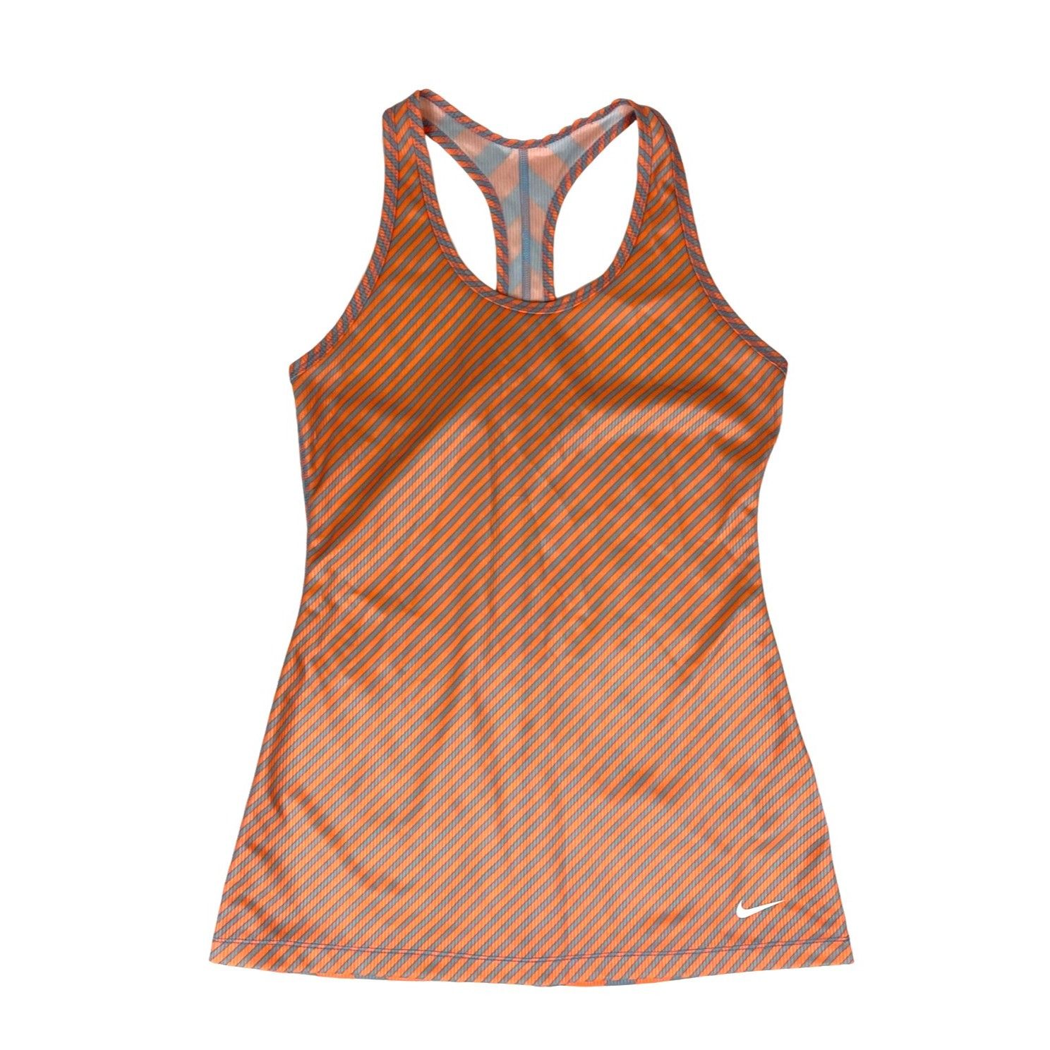 Nike Nike Dri-Fit Slim-Fit Racerback Athletic Tank Striped Scoop- Size M / US 6-8 / IT 42-44 - 1 Thumbnail