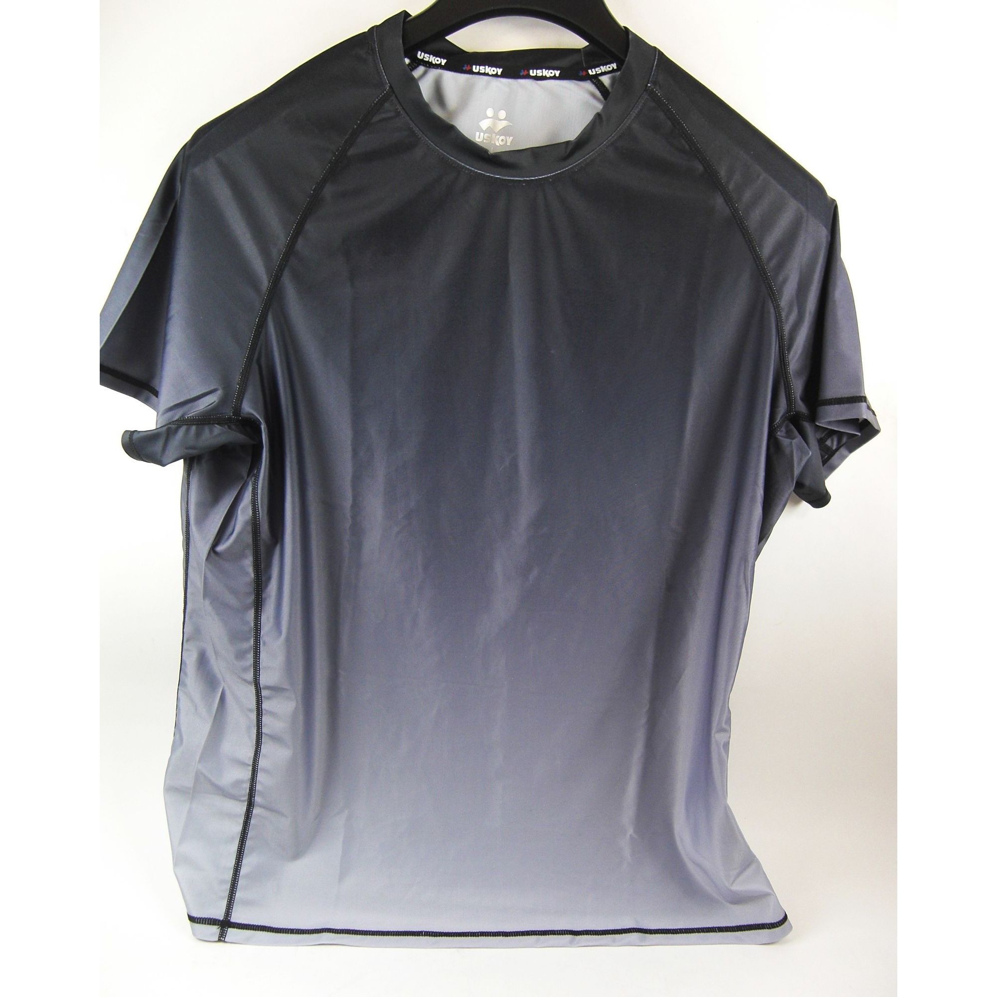 Other Men's Casual Gradient Tone Print Gray T- Shirt NWT Size US L / EU 52-54 / 3 - 1 Thumbnail