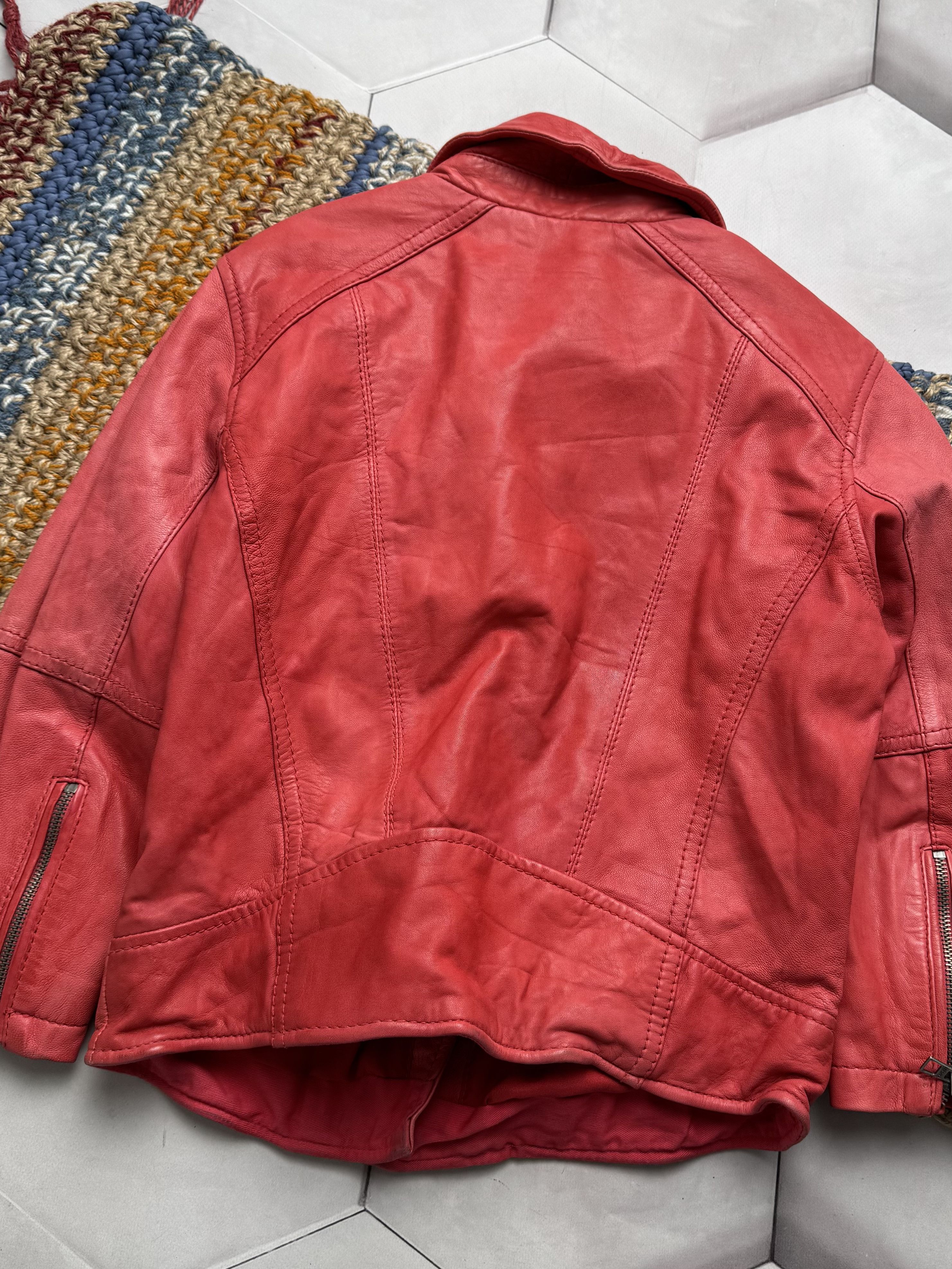 Vintage Vintage Leather Cropped Jacket (E4) Size XS / US 0-2 / IT 36-38 - 10 Thumbnail