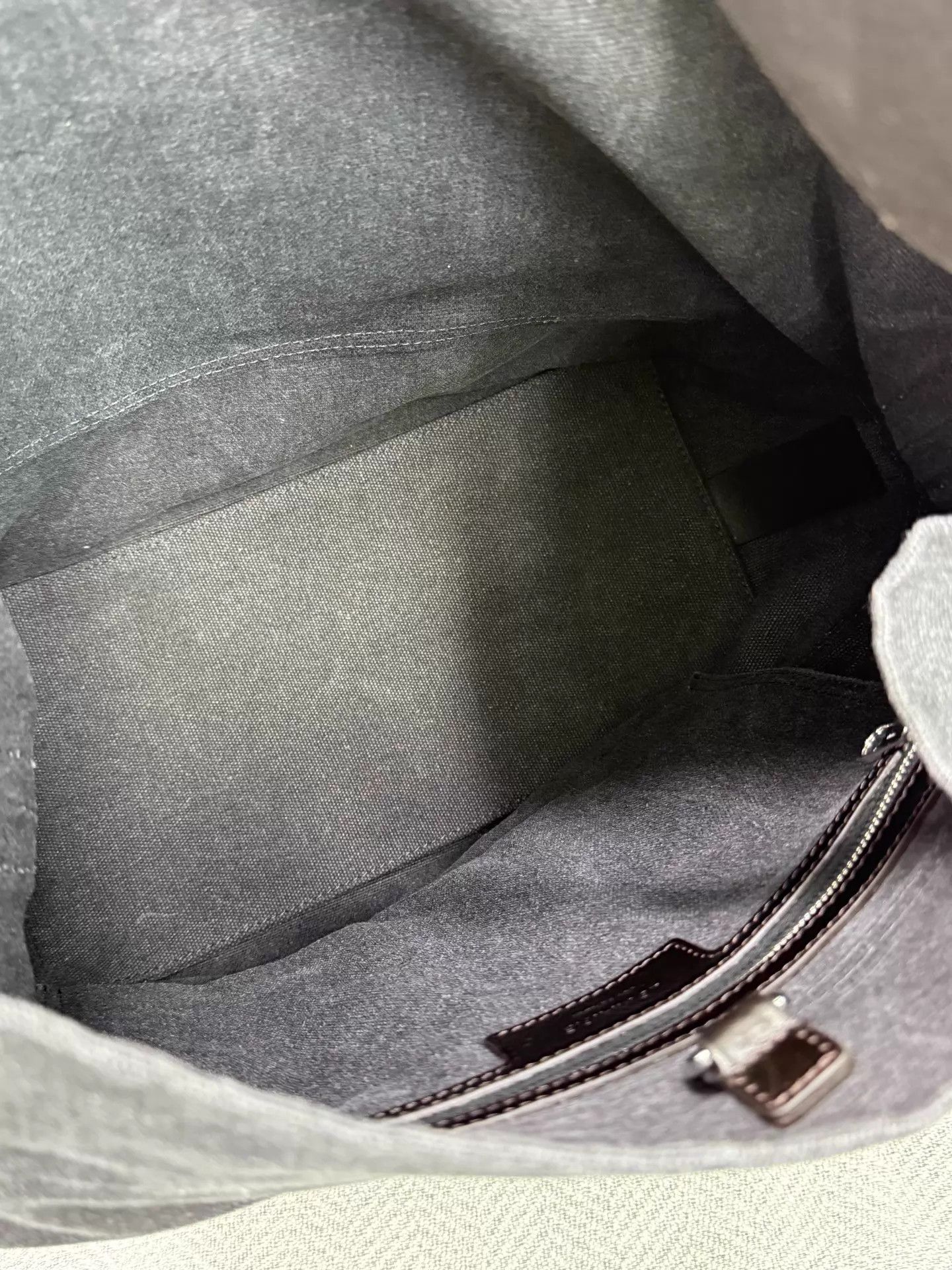 Lemaire Lemaire Gray Canvas Tote - New Size ONE SIZE - 6 Thumbnail