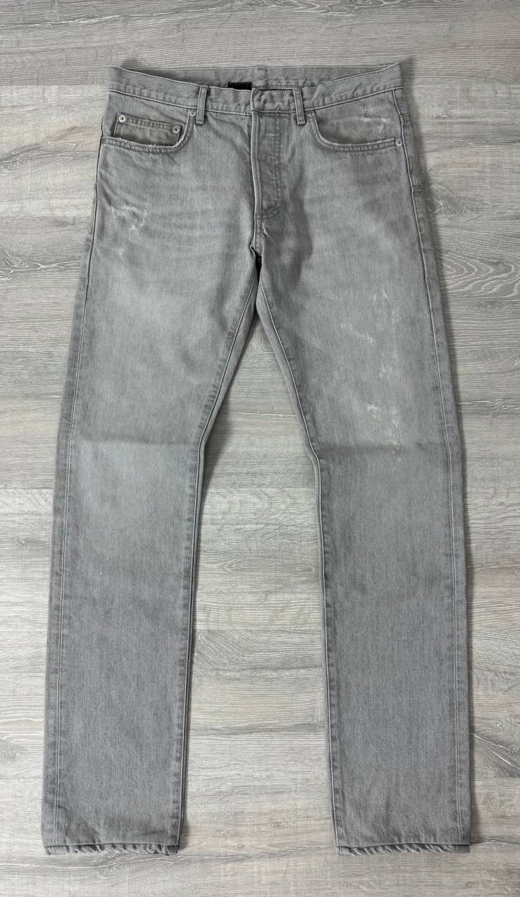 Dior Dior Hedi Slimane Gray Denim Jeans Japan Made Size US 31 - 1 Thumbnail