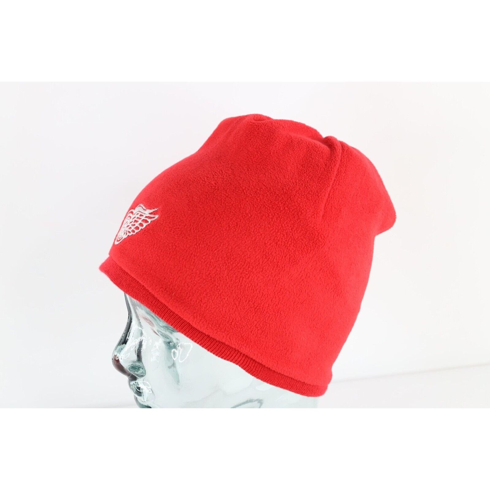 Reebok Vintage Reebok Big Logo Detroit Red Wings Hockey Beanie Hat Size ONE SIZE - 6 Thumbnail