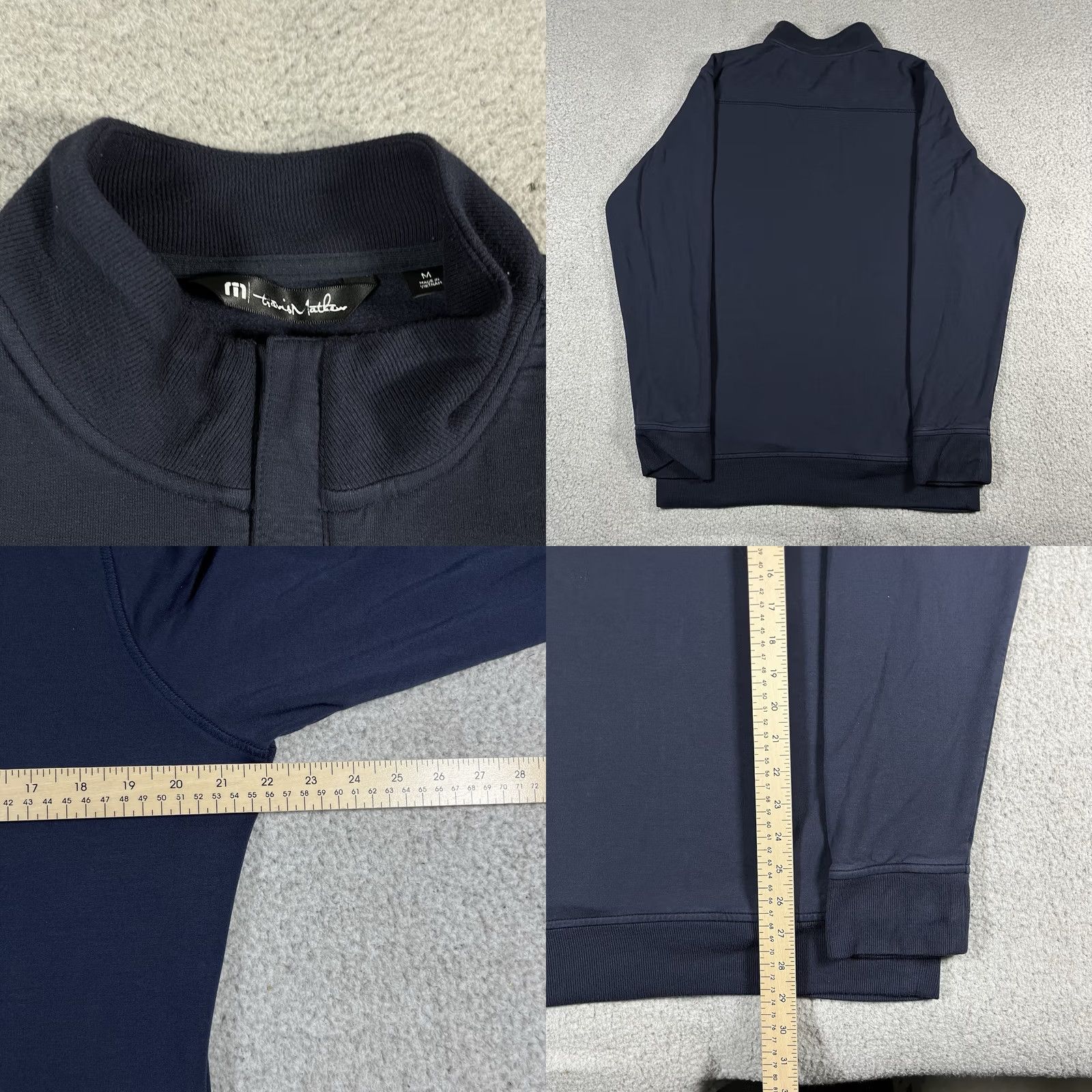 TravisMathew Travis Mathew 1/4 Zip Pullover Mens M Performance Basil Hayden Logo Jacket Shirt Size US M / EU 48-50 / 2 - 8 Thumbnail