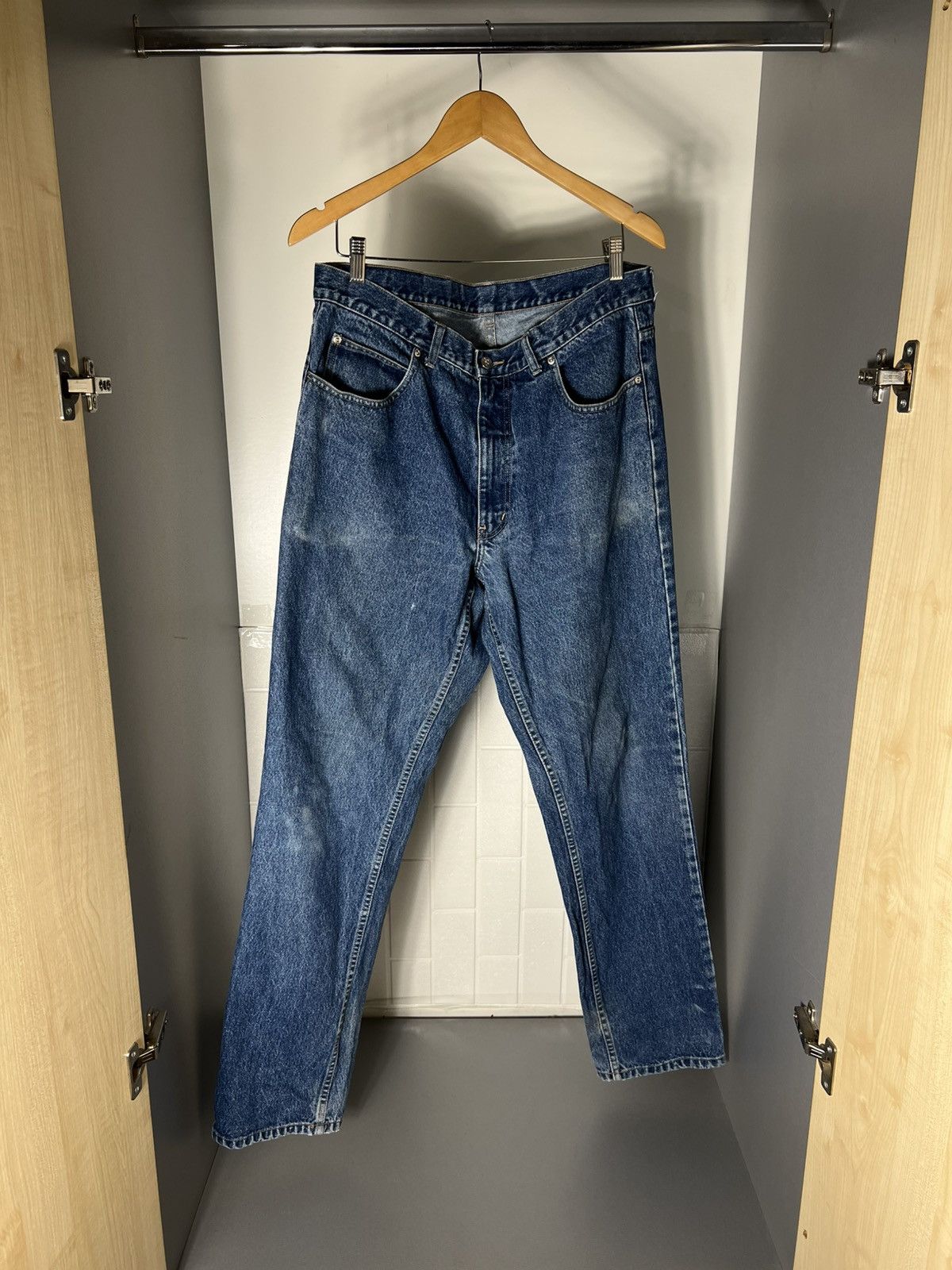 Saint Laurent Paris VINTAGE YVES SAINT LAURENT PARIS RETRO DENIM JEANS WEAR 90s Size US 38 / EU 54 - 6 Thumbnail