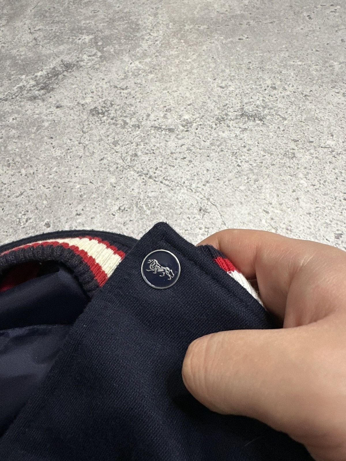 Lonsdale Lonsdale England Big Embroidered Logo Navy Bomber Jacket Size US XL / EU 56 / 4 - 16 Thumbnail