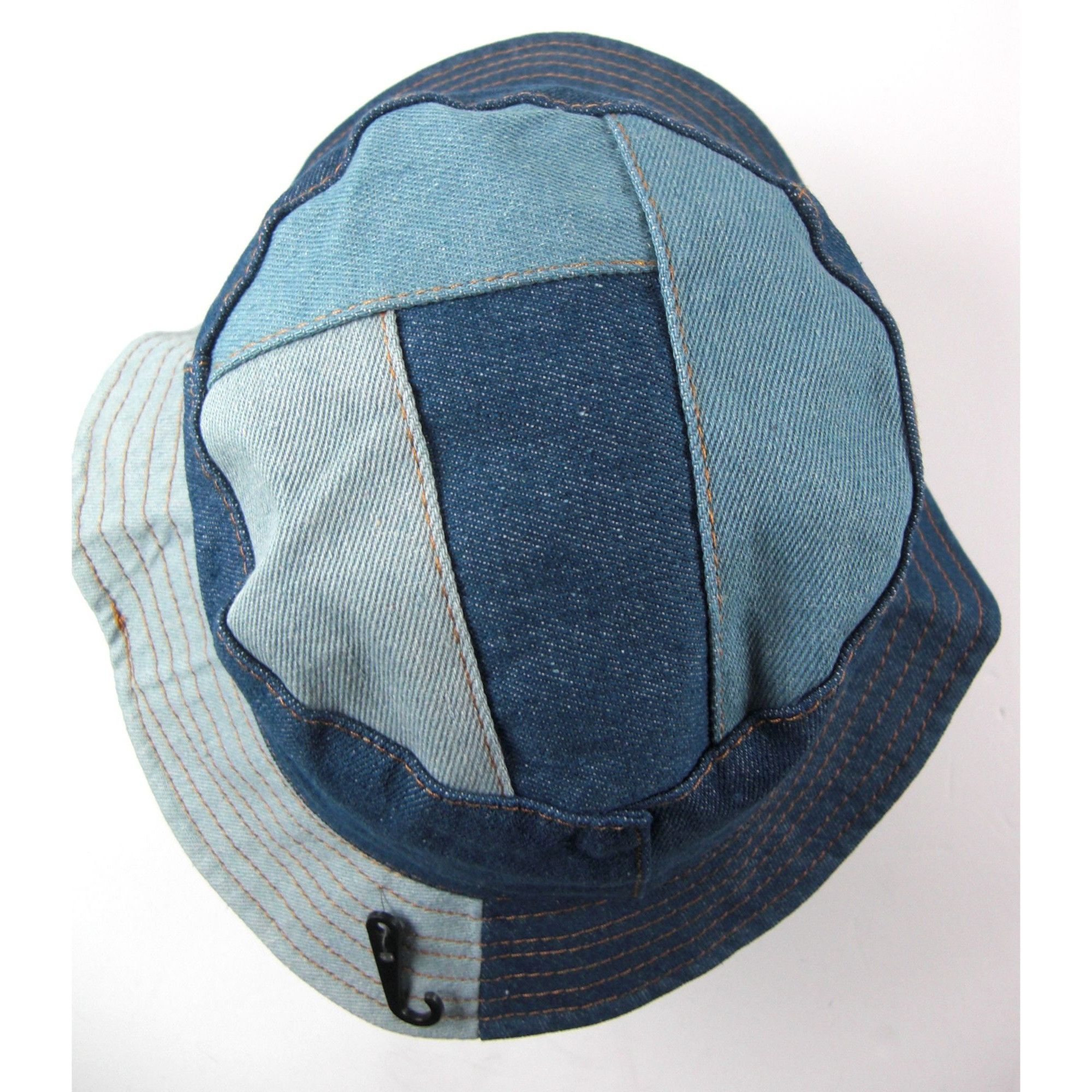 Other Denim Blue Bucket Hat Boonie Visor Outdoor Summer Cap Unisex Size ONE SIZE - 1 Thumbnail