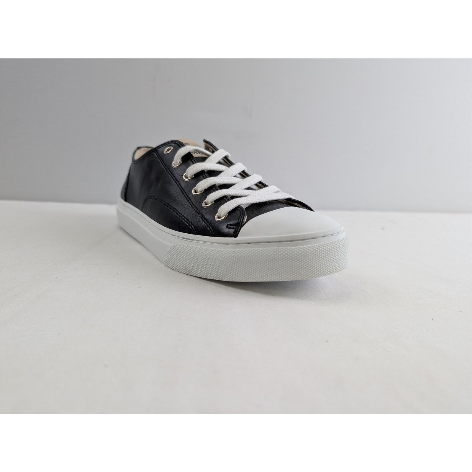 Vivienne Westwood o1rshd1 Plimsoll High Top Eco Leather Sneakers in Black Size US 10 / EU 43 - 3 Thumbnail