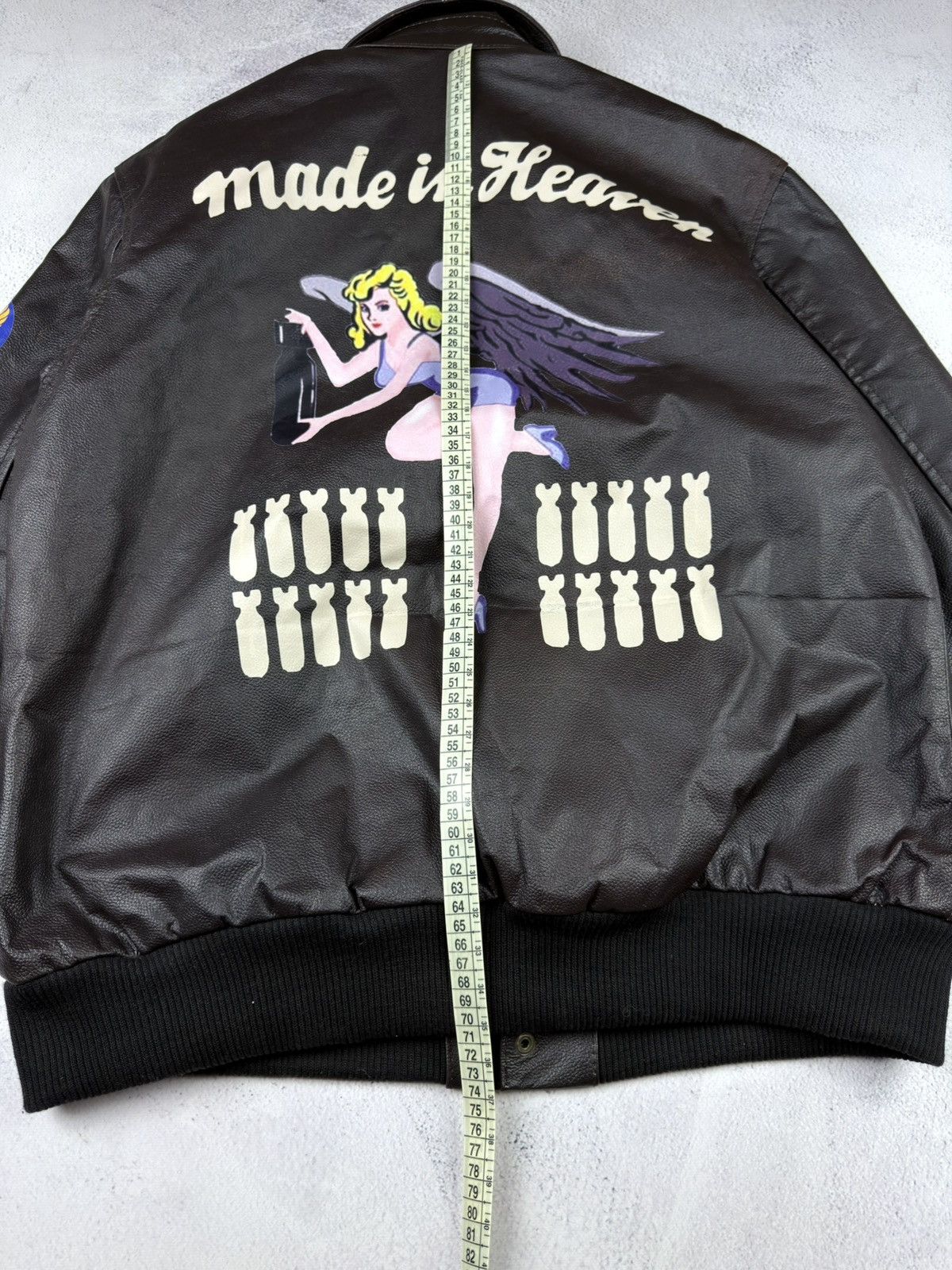 Vintage Chris Redfield Resident Evil Jacket A2 Flight Brown Bomber Size US XXL / EU 58 / 5 - 18 Thumbnail