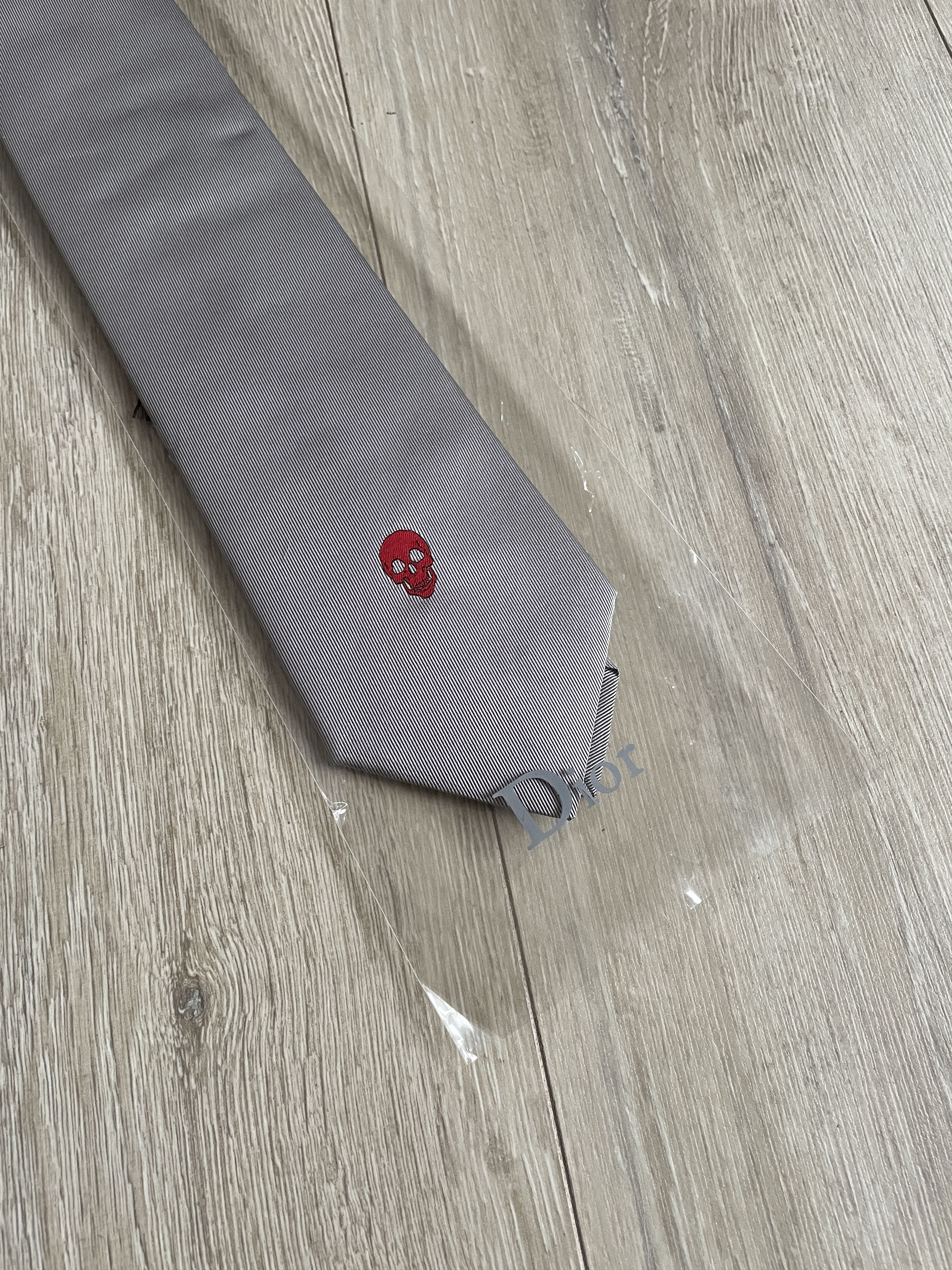 Dior Dior Homme SS05 “Beck” skull tie by Hedi Slimane Size ONE SIZE - 4 Thumbnail