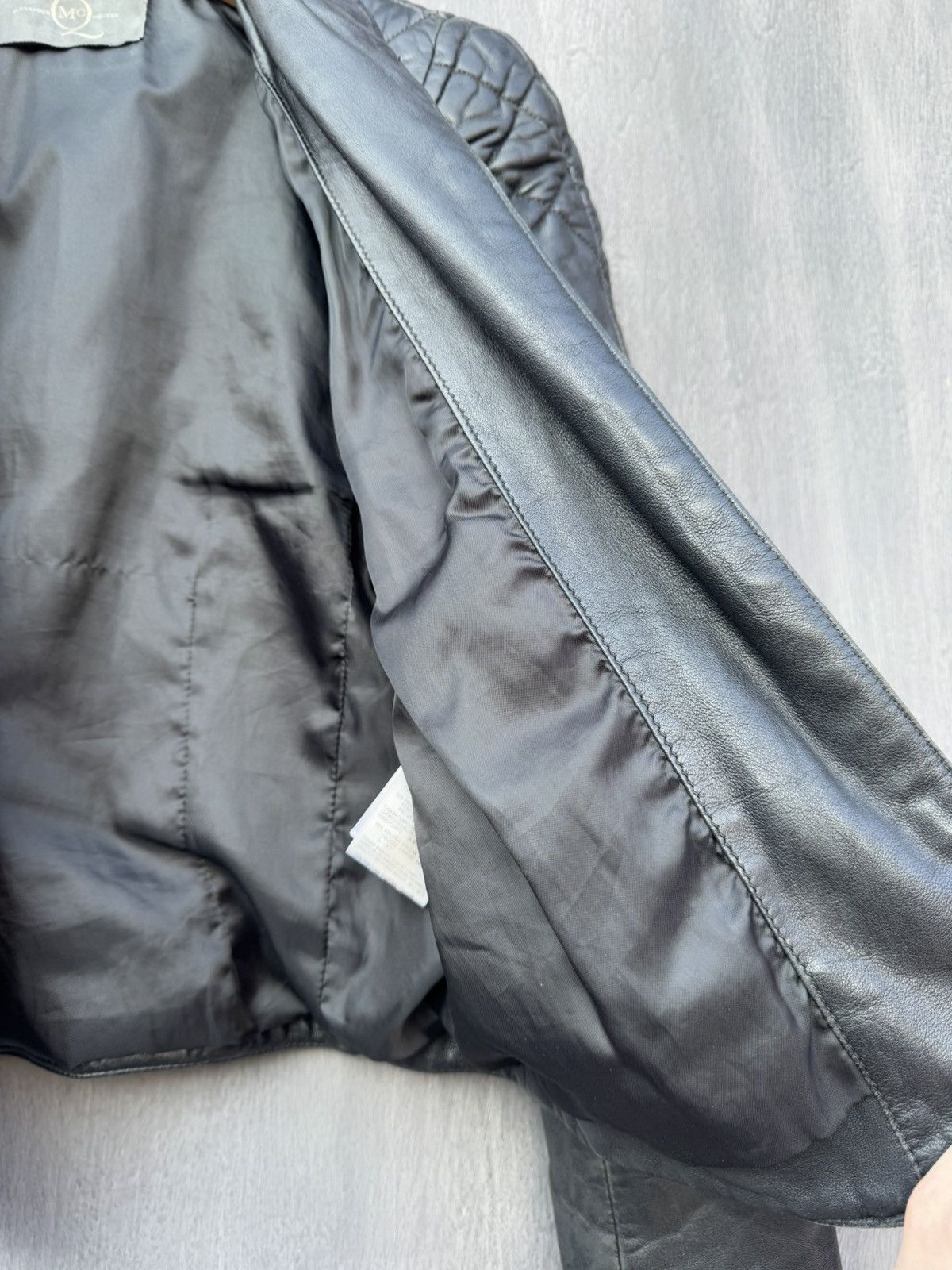 Alexander McQueen Alexander McQueen Leather Quilted Biker Jacket Size 42 Size M / US 6-8 / IT 42-44 - 13 Thumbnail