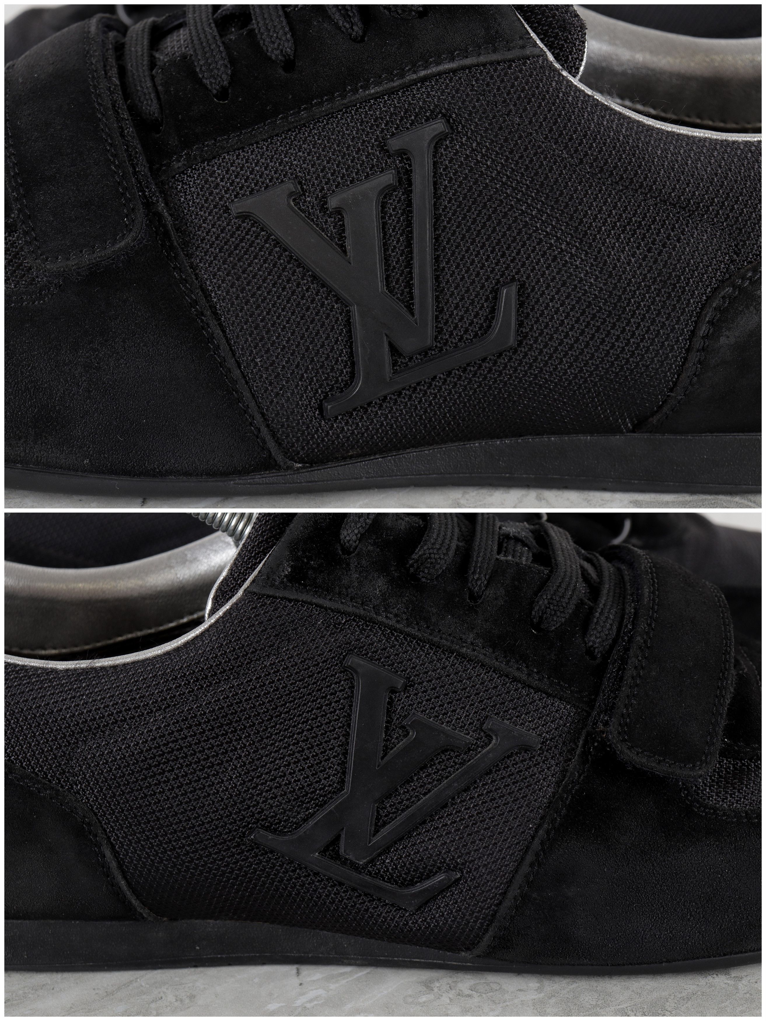 Louis Vuitton Louis Vuitton Big Logo Suede Mesh Black Sneakers Size US 8.5 / EU 41-42 - 5 Thumbnail