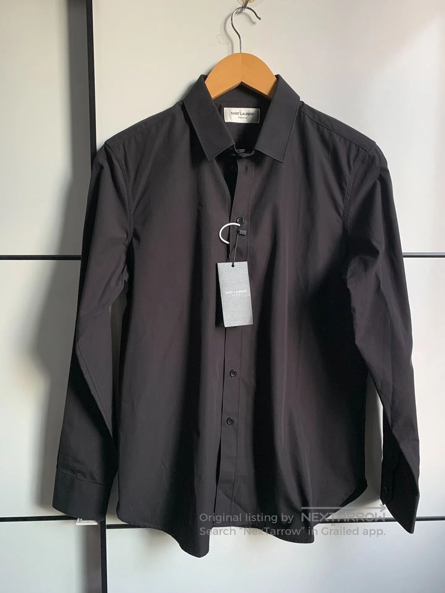 Saint Laurent Paris Saint Laurent Men's Black Long. Size US XS / EU 42 / 0 - 1 Thumbnail