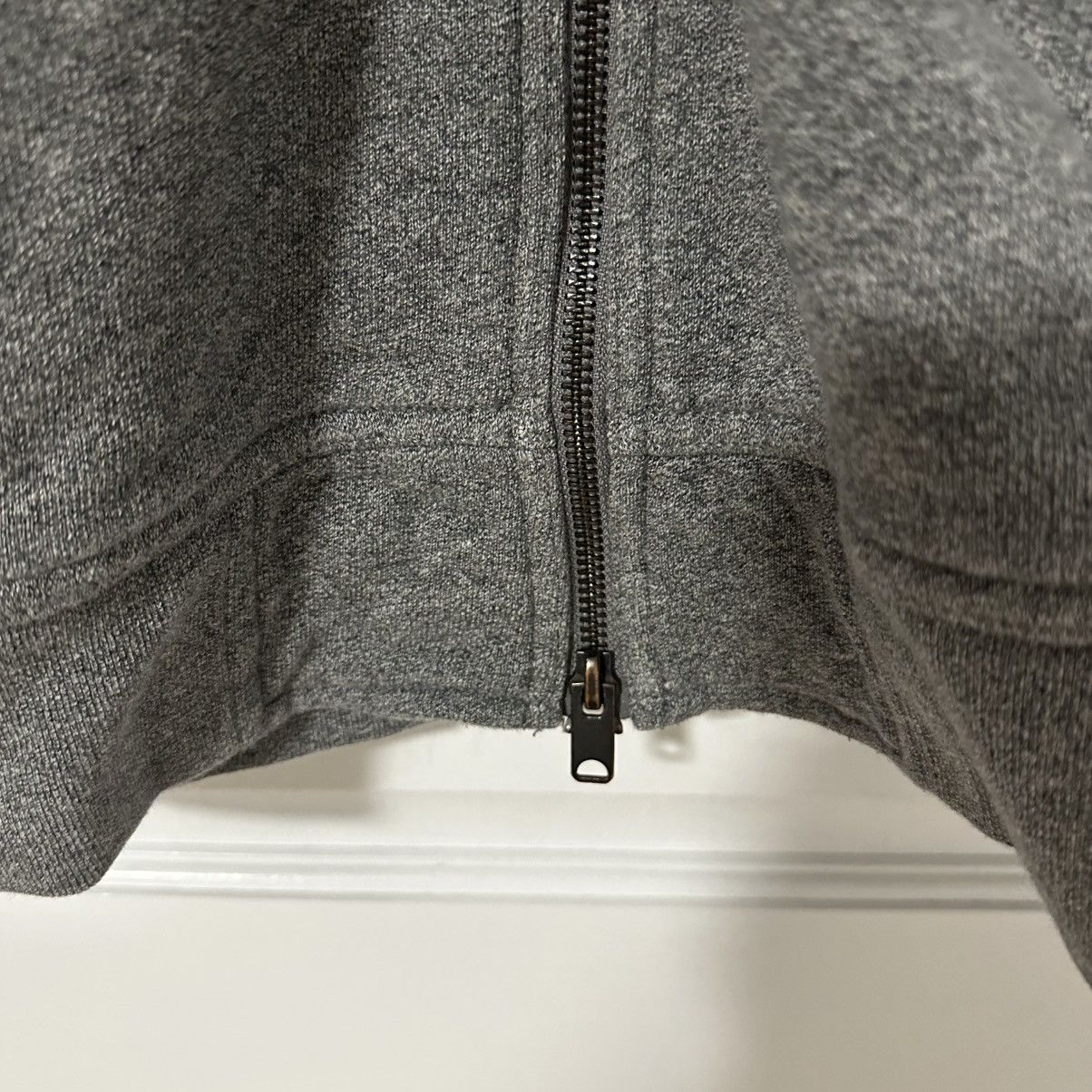 Hudson Hudson Jeans French Terry Zip Up Hoodie, Heather Grey Size US L / EU 52-54 / 3 - 4 Thumbnail
