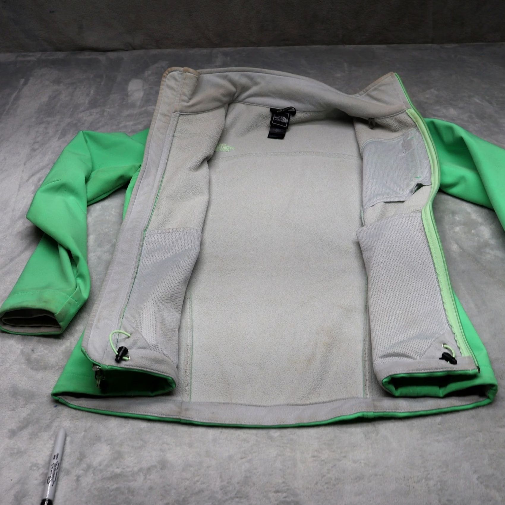 The North Face The North Face Apex Bionic Softshell Jacket Womens M Green Full Zip Windproof Activewear Jacket Size M / US 6-8 / IT 42-44 - 4 Thumbnail
