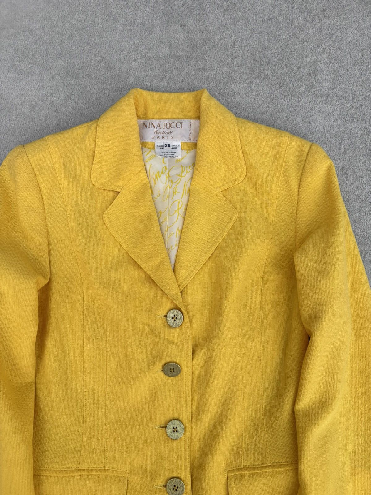Nina Ricci 1980s Nina Ricci Archival Blazer Size XS / US 0-2 / IT 36-38 - 5 Thumbnail