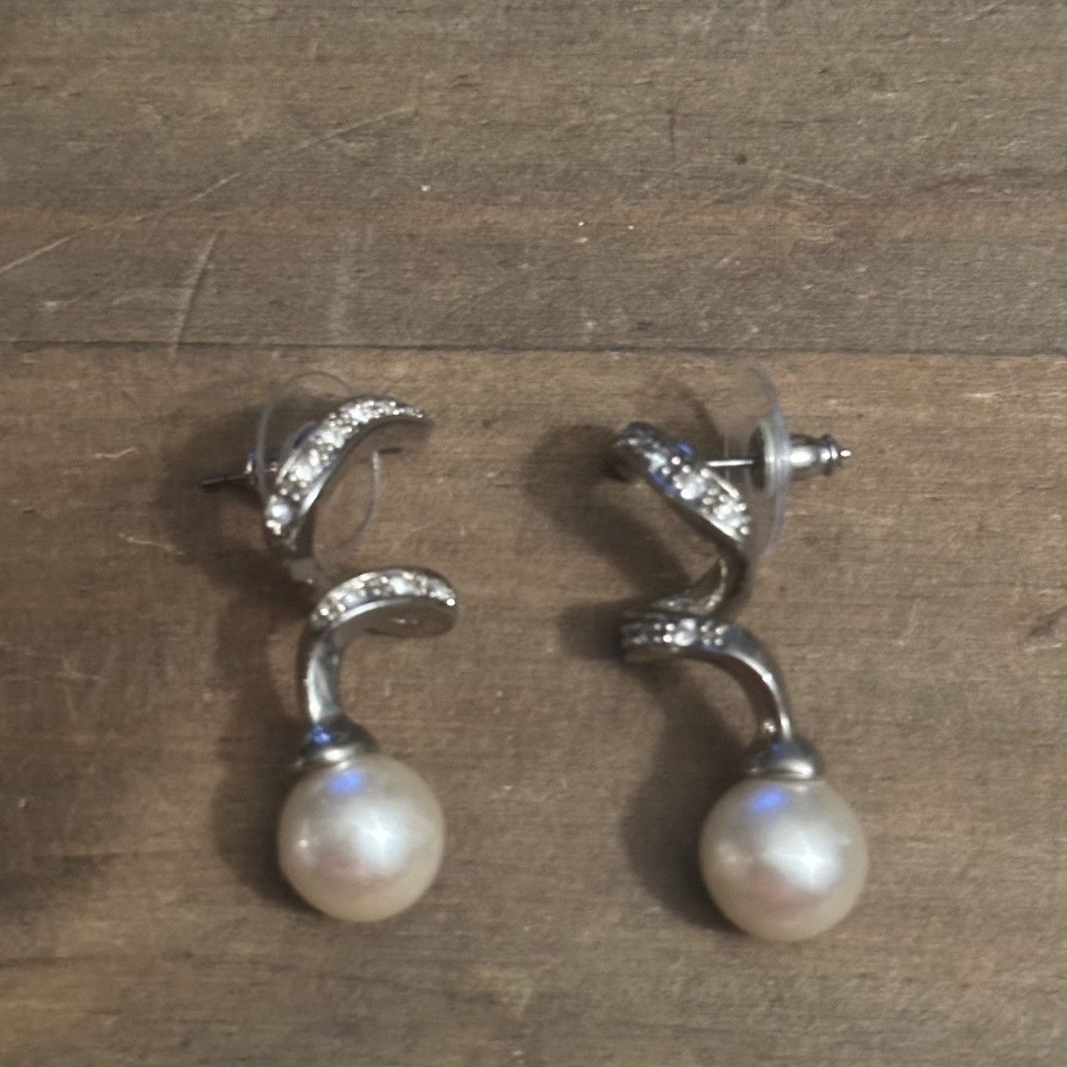 Other Spiral pearl drop earrings Size ONE SIZE - 4 Thumbnail