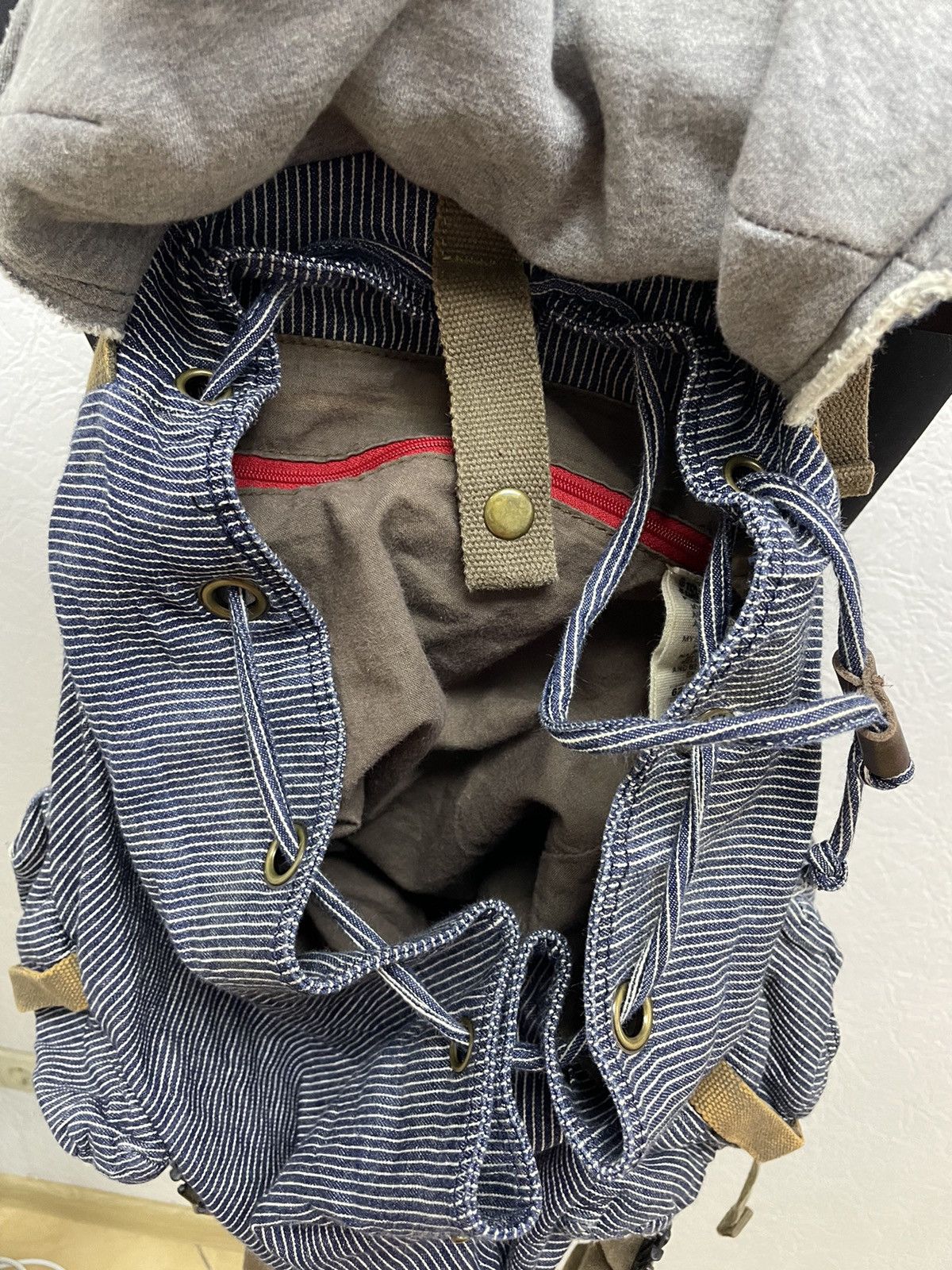Vintage tough jeansmith 100 % cotton backpak Size 32 - 8 Thumbnail