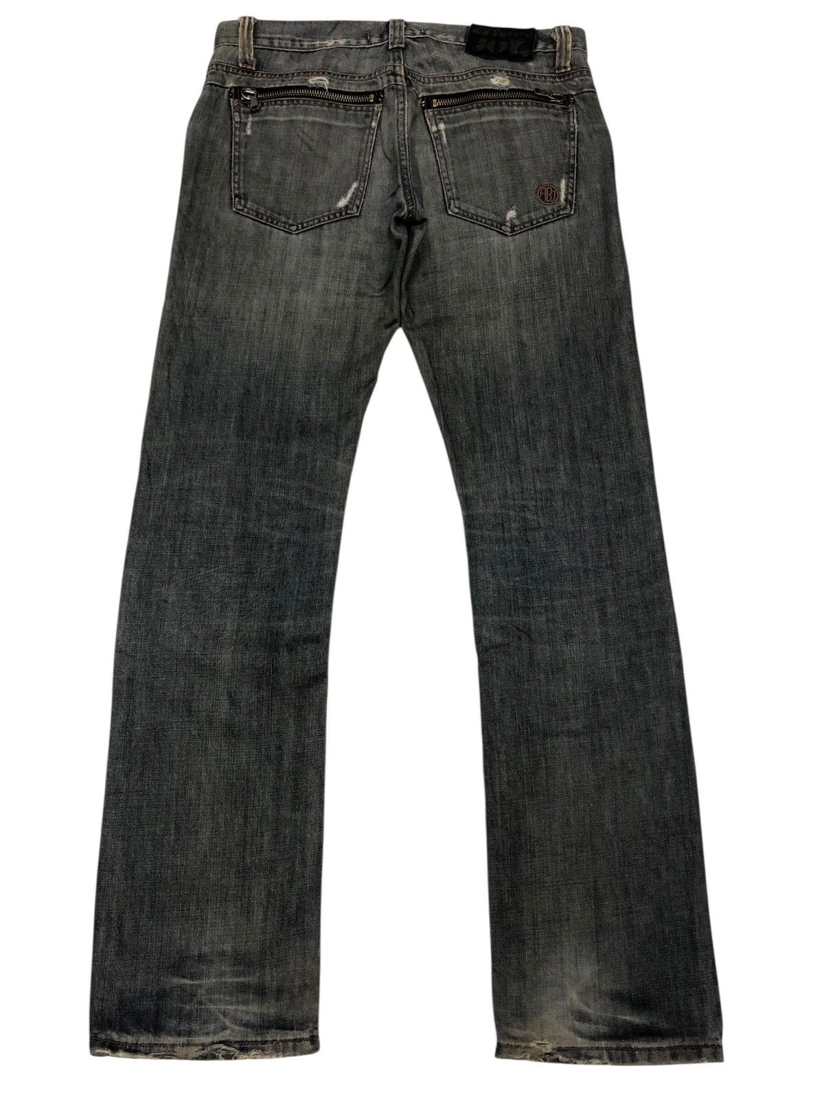Kapital 🔥ABSOLUTE JOY EARTHY MUD WASH DISTRESSED DENIM JEANS Size US 34 / EU 50 - 9 Thumbnail