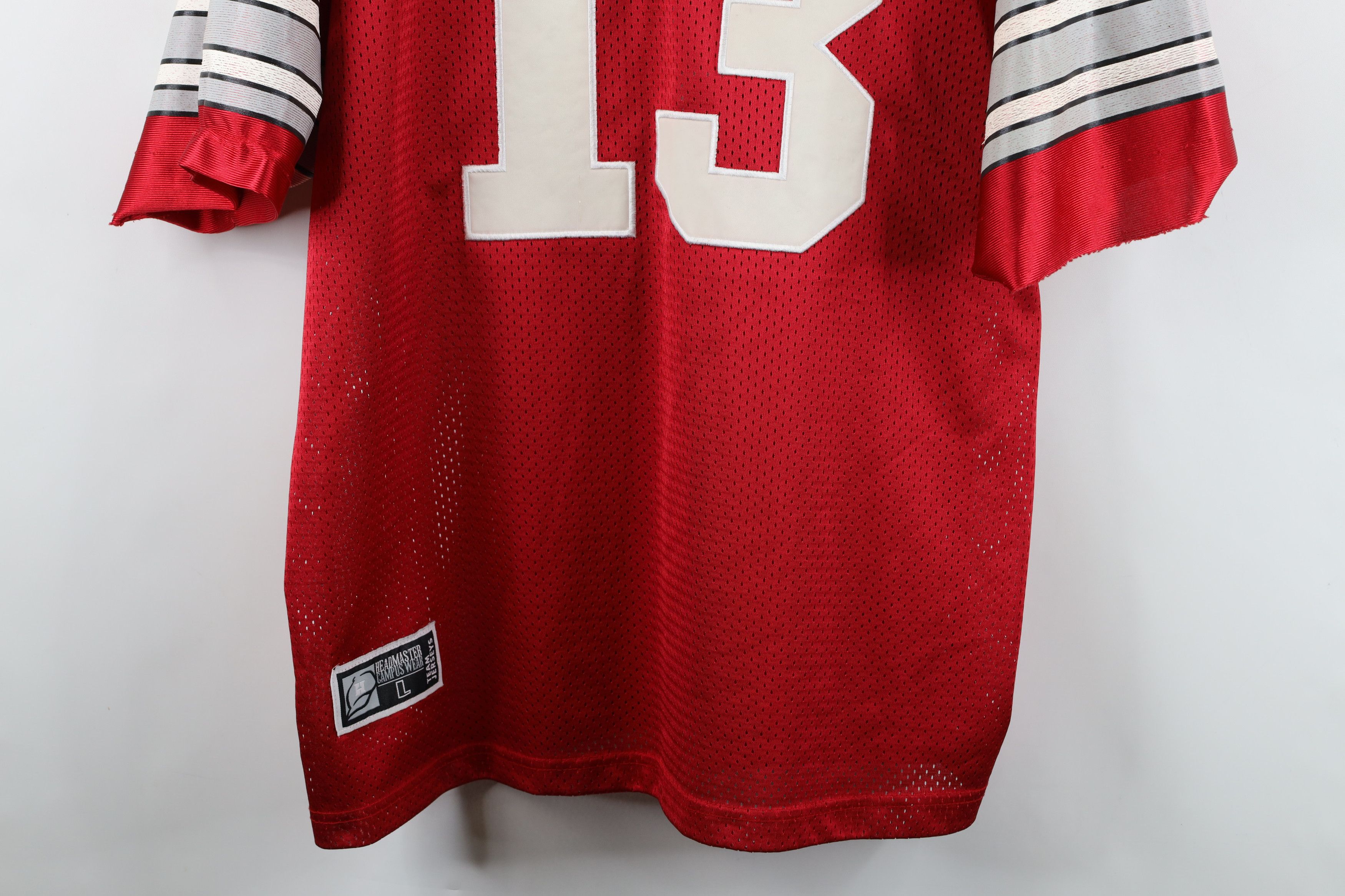 Vintage Vintage Ohio State University Football Jersey Red #13 Size US L / EU 52-54 / 3 - 3 Thumbnail