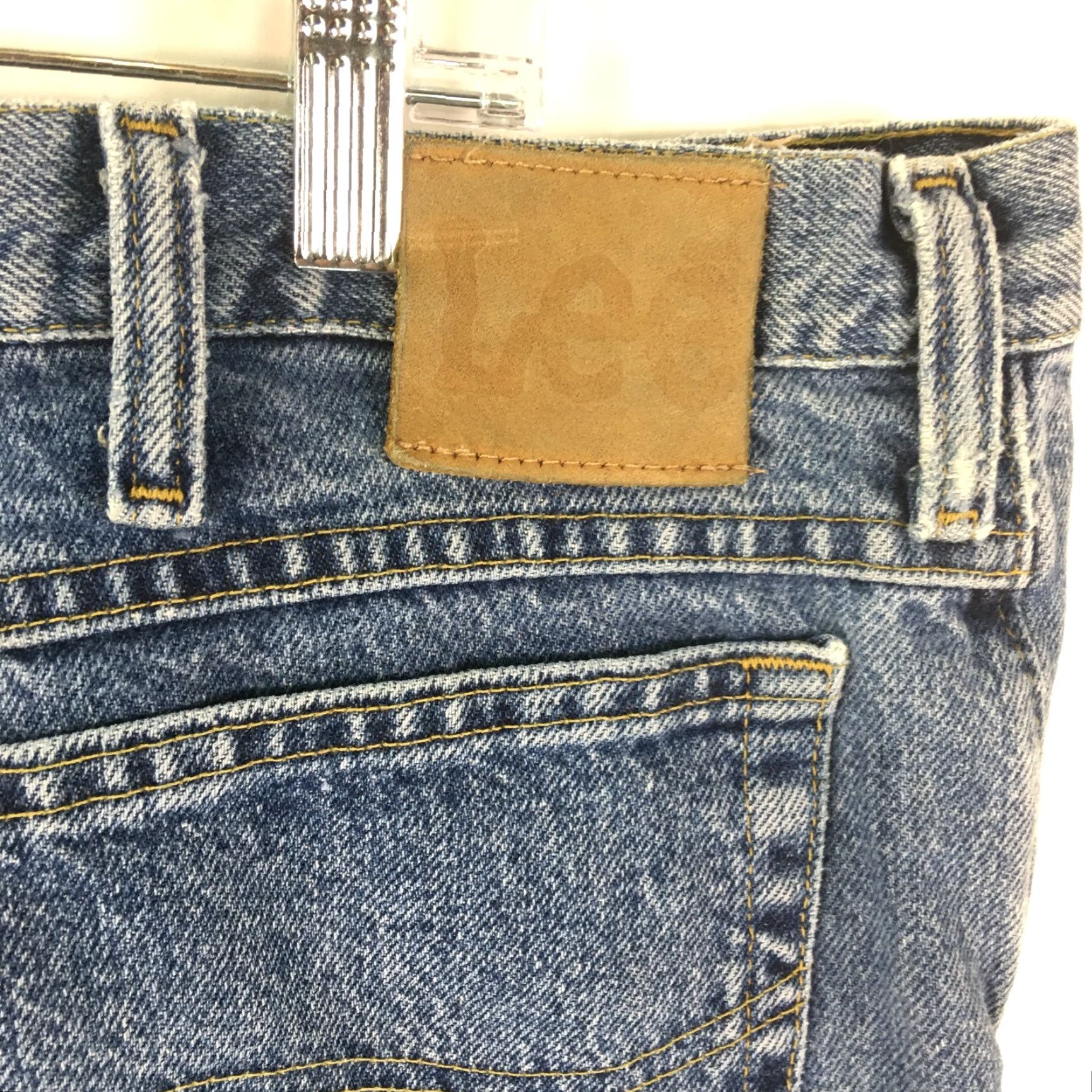 Lee Lee Jeans Womens Straight Jeans 40X32 Blue 5-Pocket Design Stretch Size 27" / US 4 / IT 40 - 6 Thumbnail
