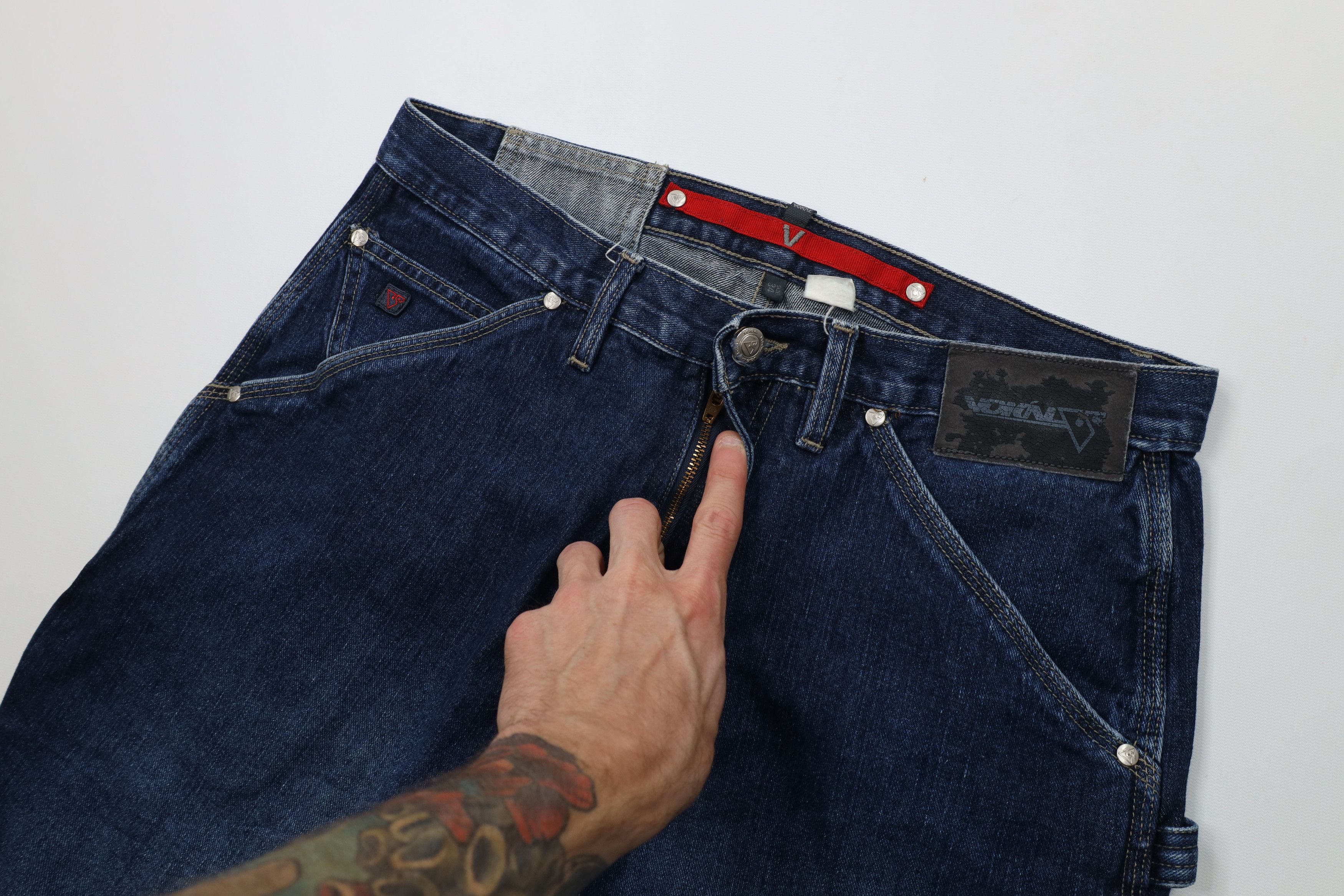 Vintage Vintage Y2K Streetwear Skateboard Wide Leg Denim Jeans Blue Size US 34 / EU 50 - 7 Thumbnail