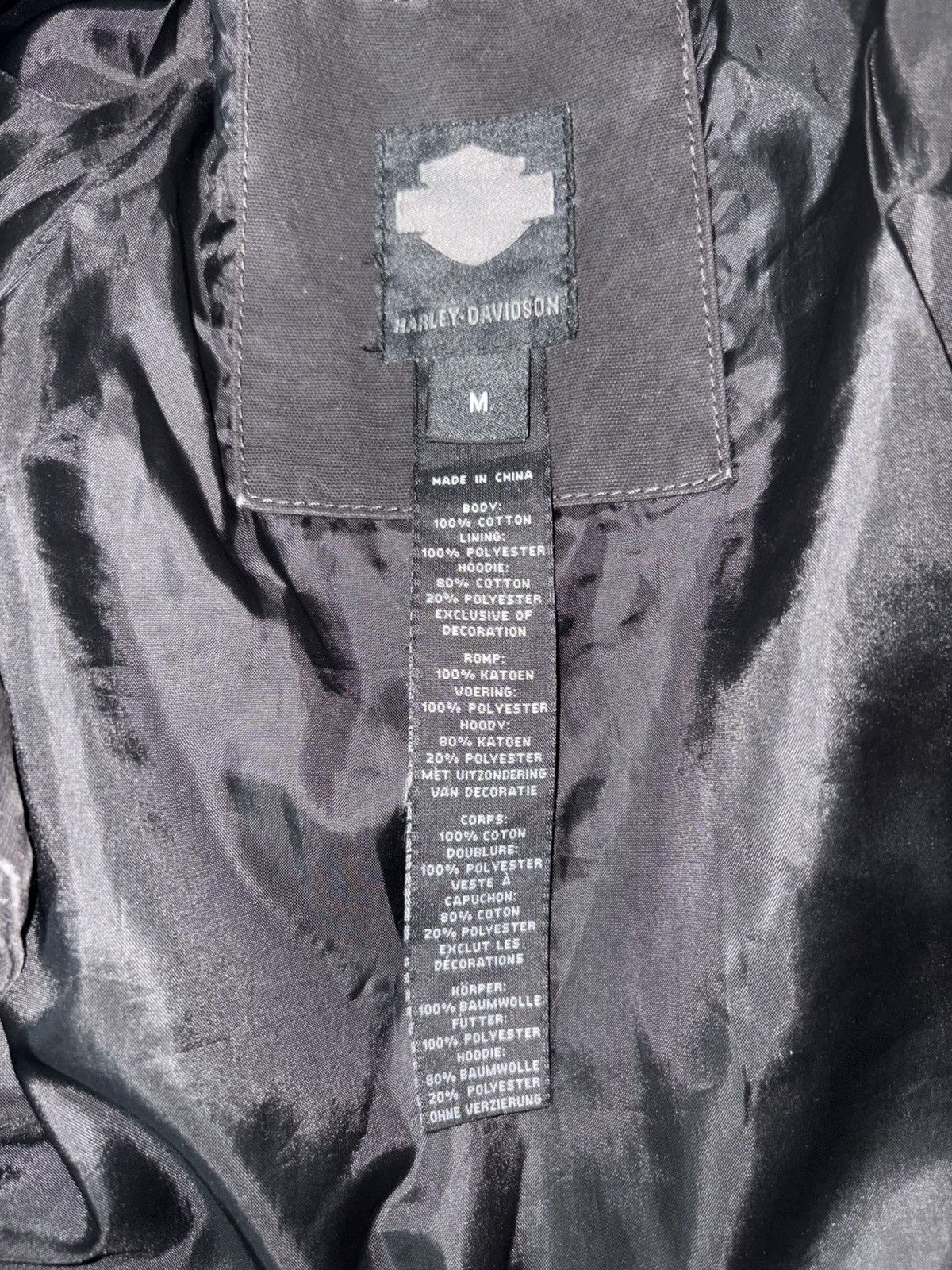 Harley Davidson VTG Harley Davidson Denim bikers Jacket Size US M / EU 48-50 / 2 - 8 Thumbnail