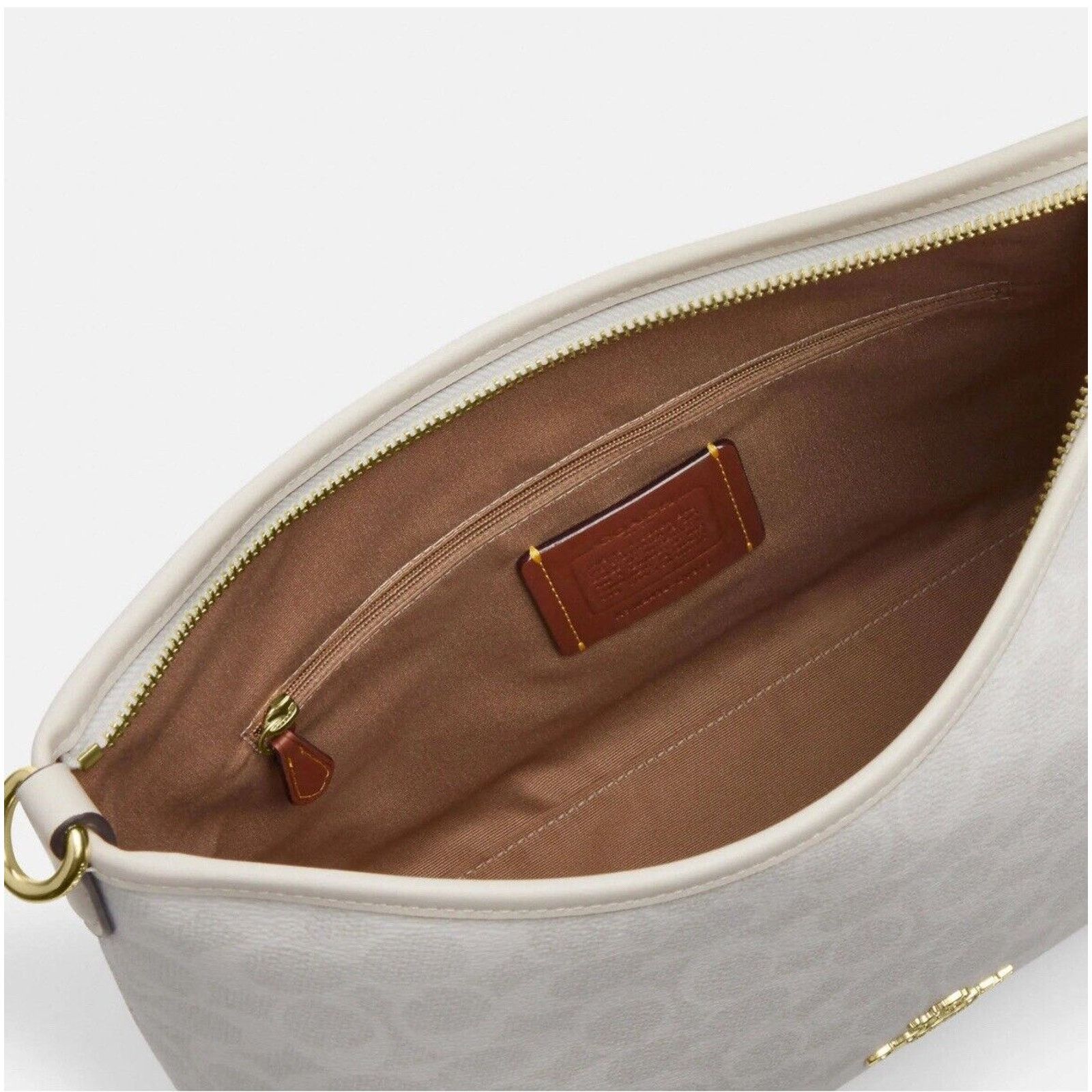 Coach NWT Coach Laurel Shoulder Bag CV975 White /Chalk Size ONE SIZE - 7 Thumbnail