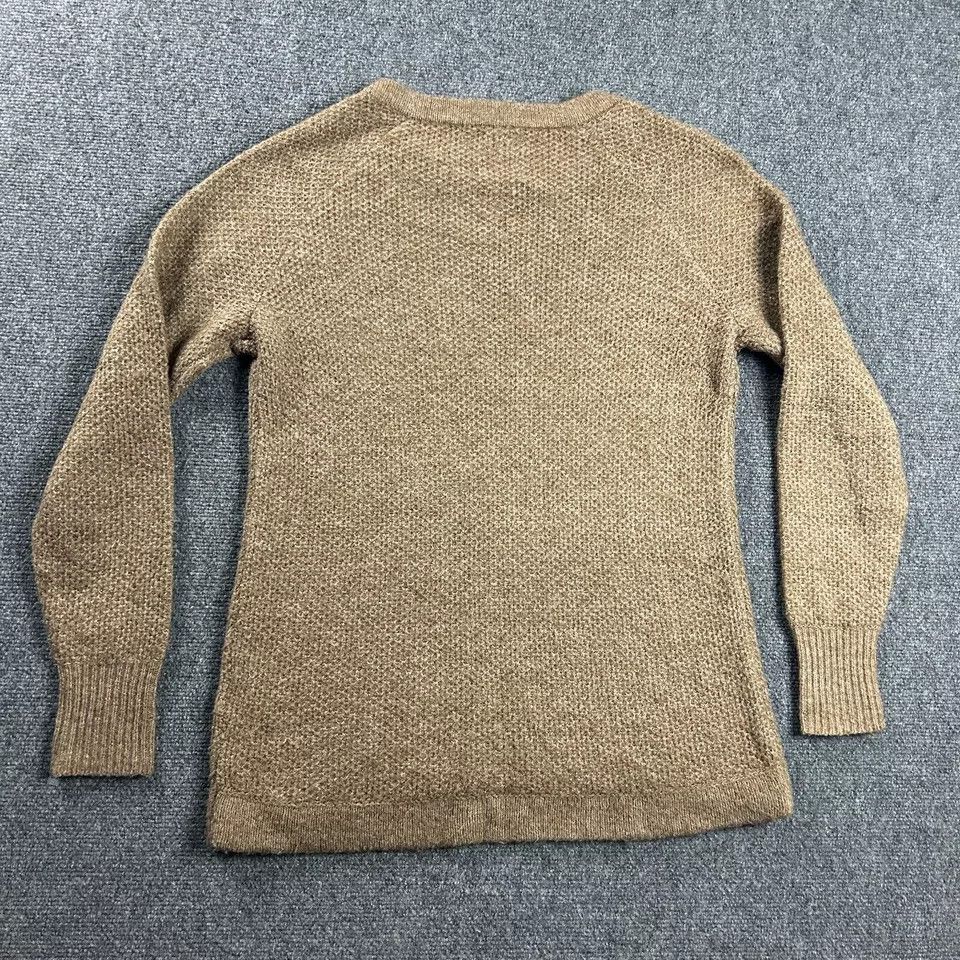 Abercrombie & Fitch Abercrombie & Fitch Sweater Womens Medium Brown Knit Crew Size M / US 6-8 / IT 42-44 - 5 Thumbnail